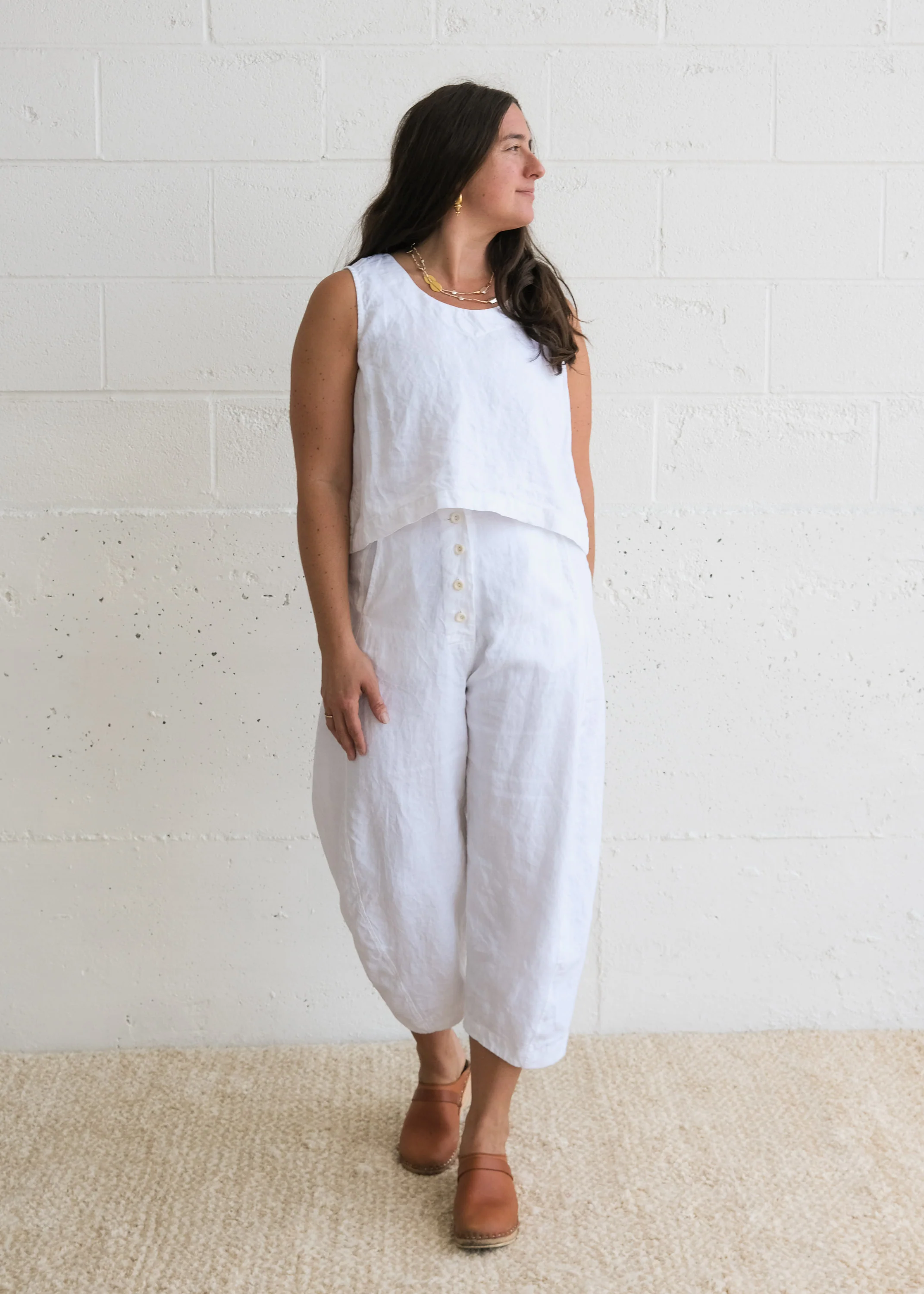 Ahilya Tank - Linen - White - Image 2
