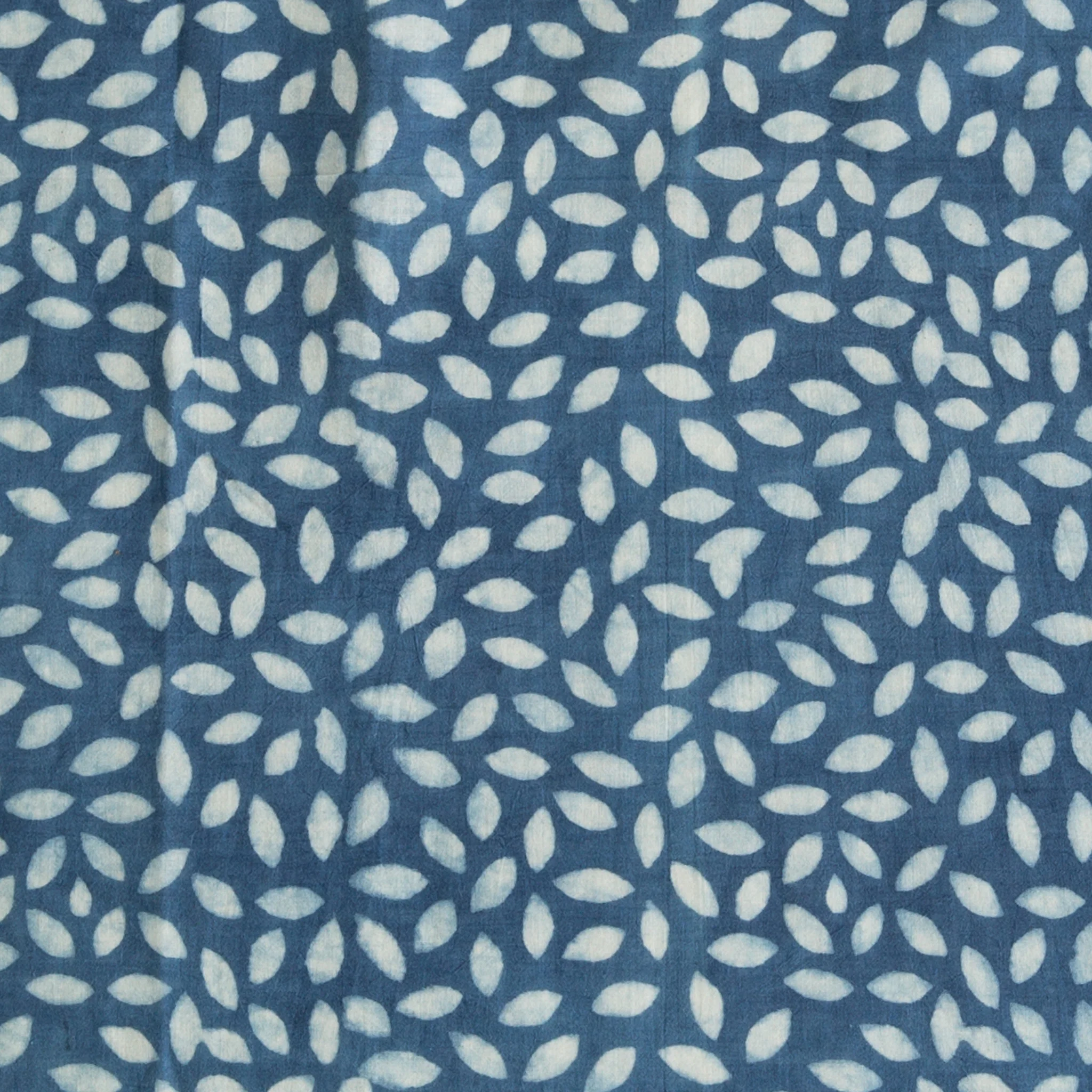 Bandana - Block Printed Organic Cotton - Ajrakh Floating Petals - Image 5