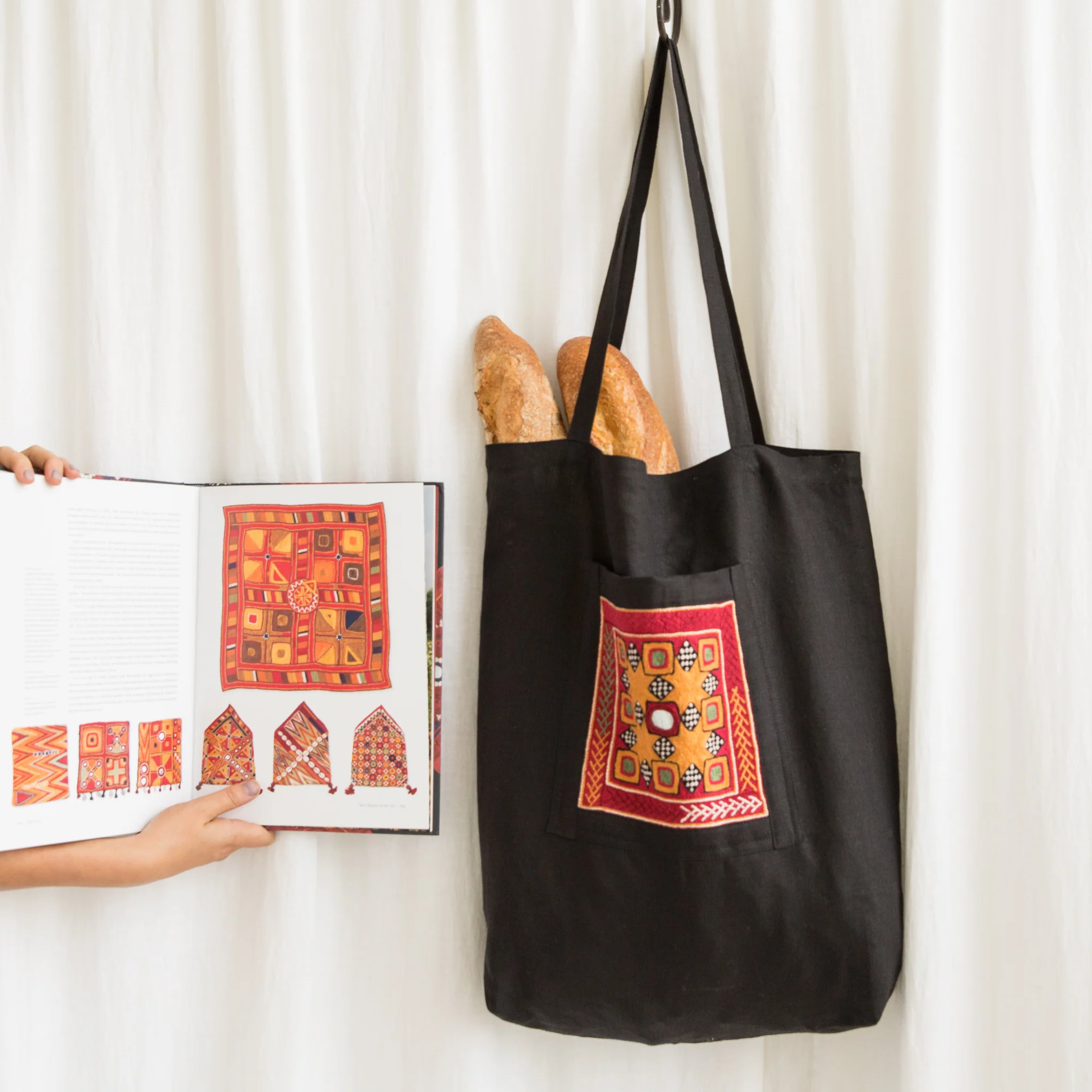 Banjara Embroidery - Tote Bag - Framework - Image 4