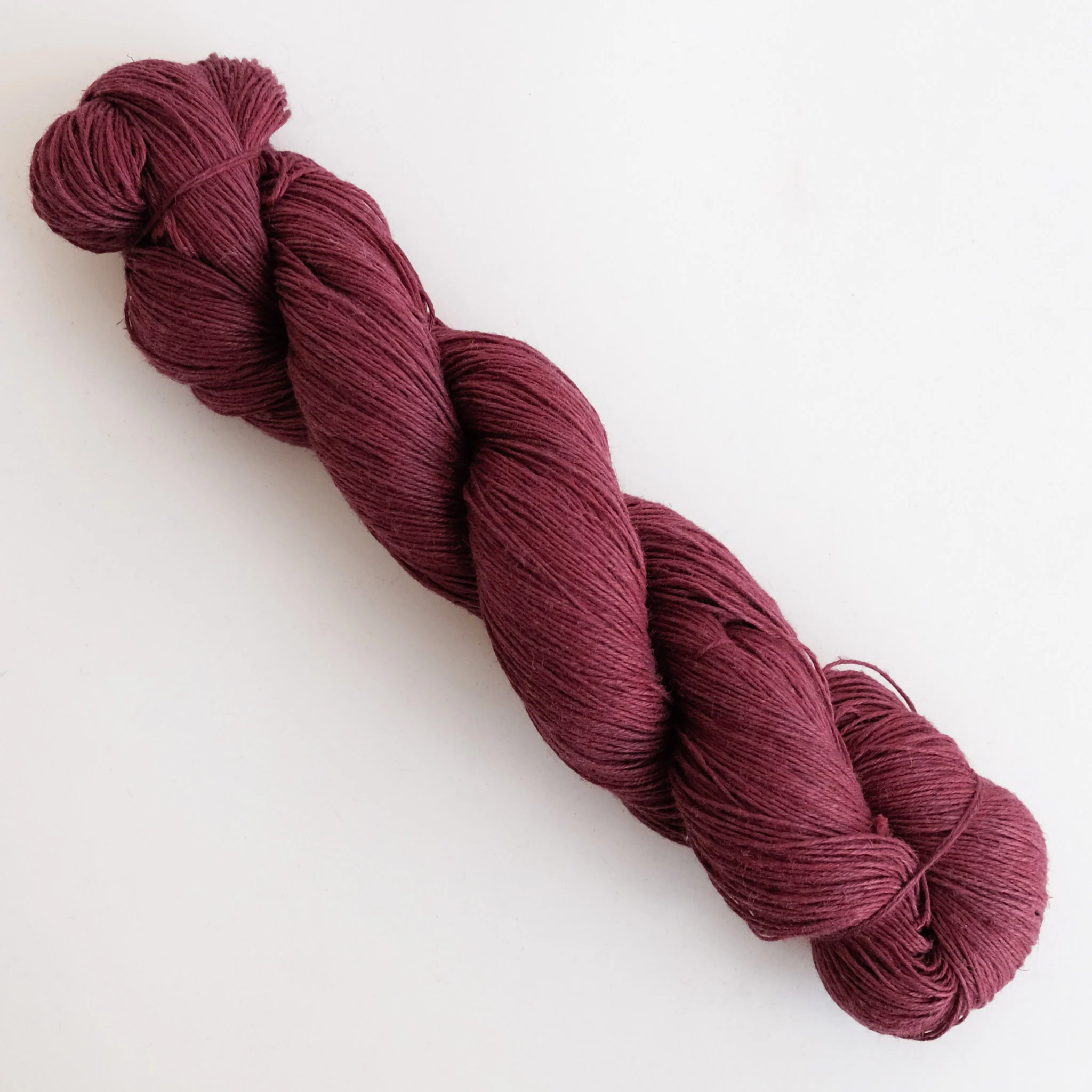 Honest Yarn - Naturally Dyed Organic Linen - Fingering -  Lac - Image 4