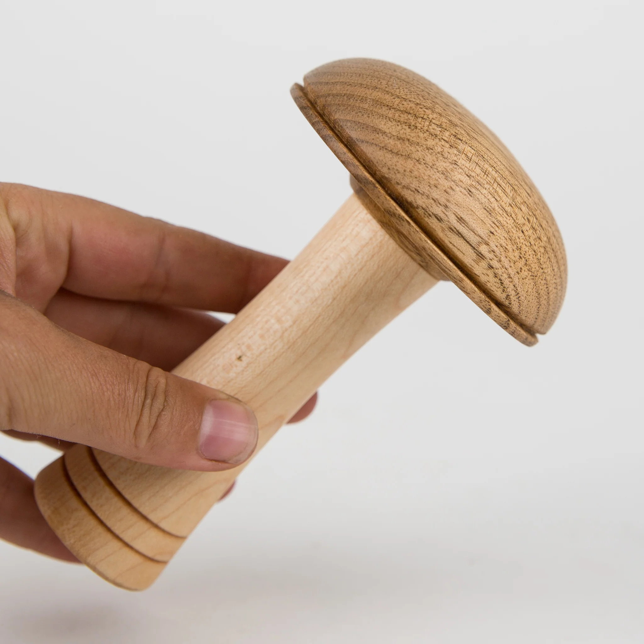 Darning Mushroom Standing - Moosehill Woodworks - Honey Cap - Image 2