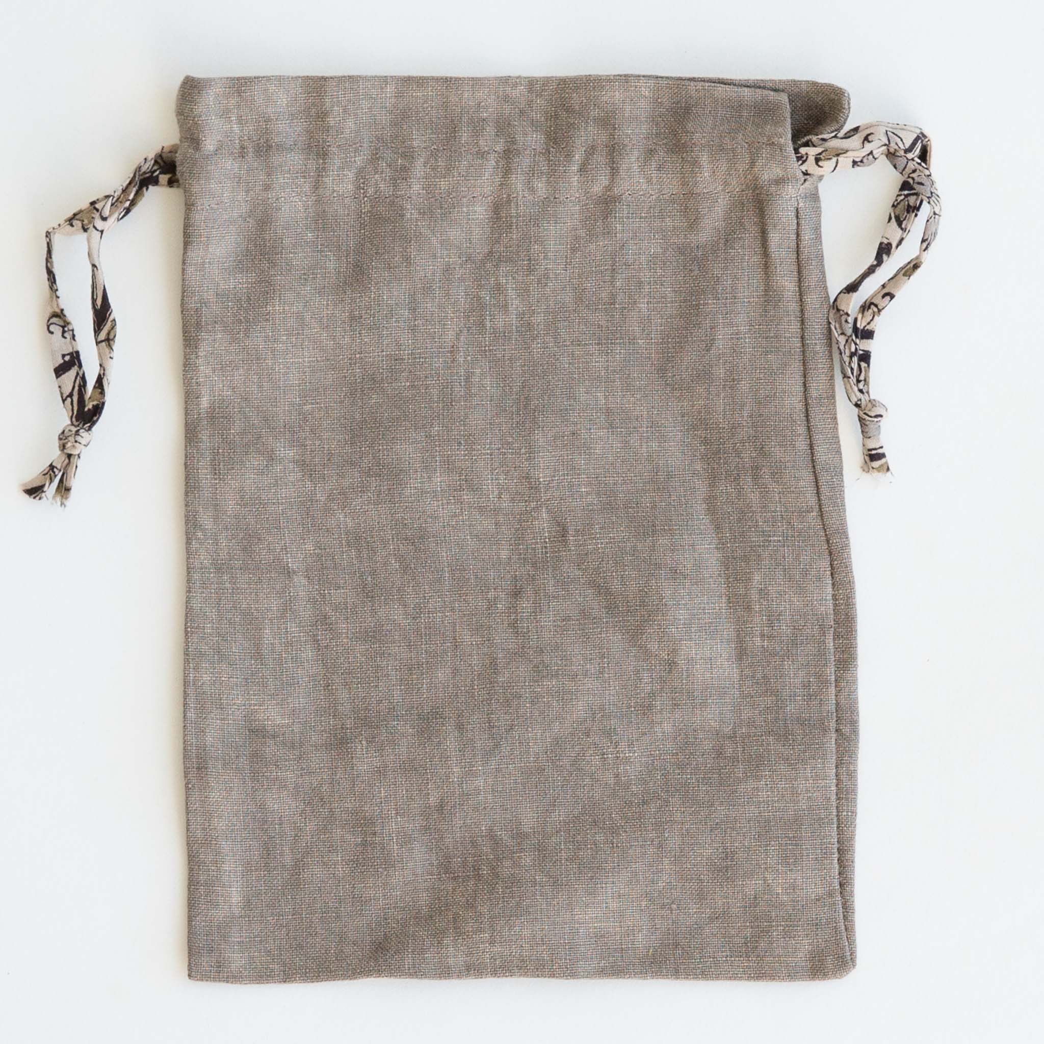 Drawstring Bag - Medium - Ash & Charcoal - Image 6