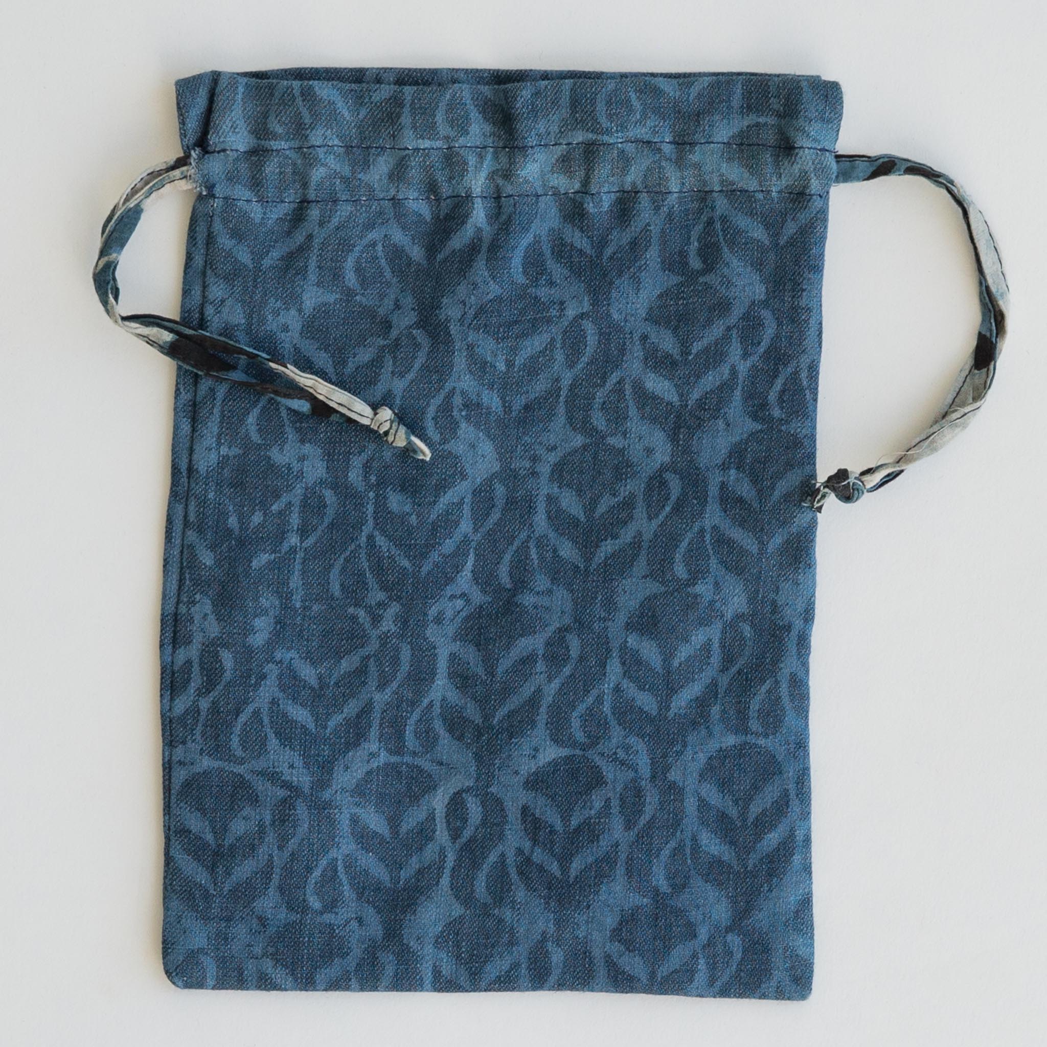 Drawstring Bag - Medium - Indigo Dream - Image 2
