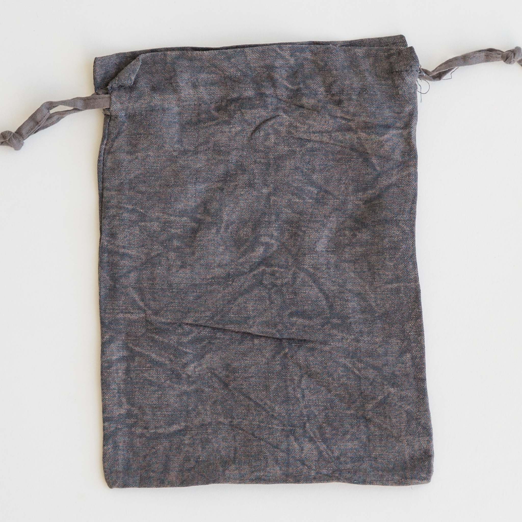 Drawstring Bag - Medium - Olive & Slate - Image 4