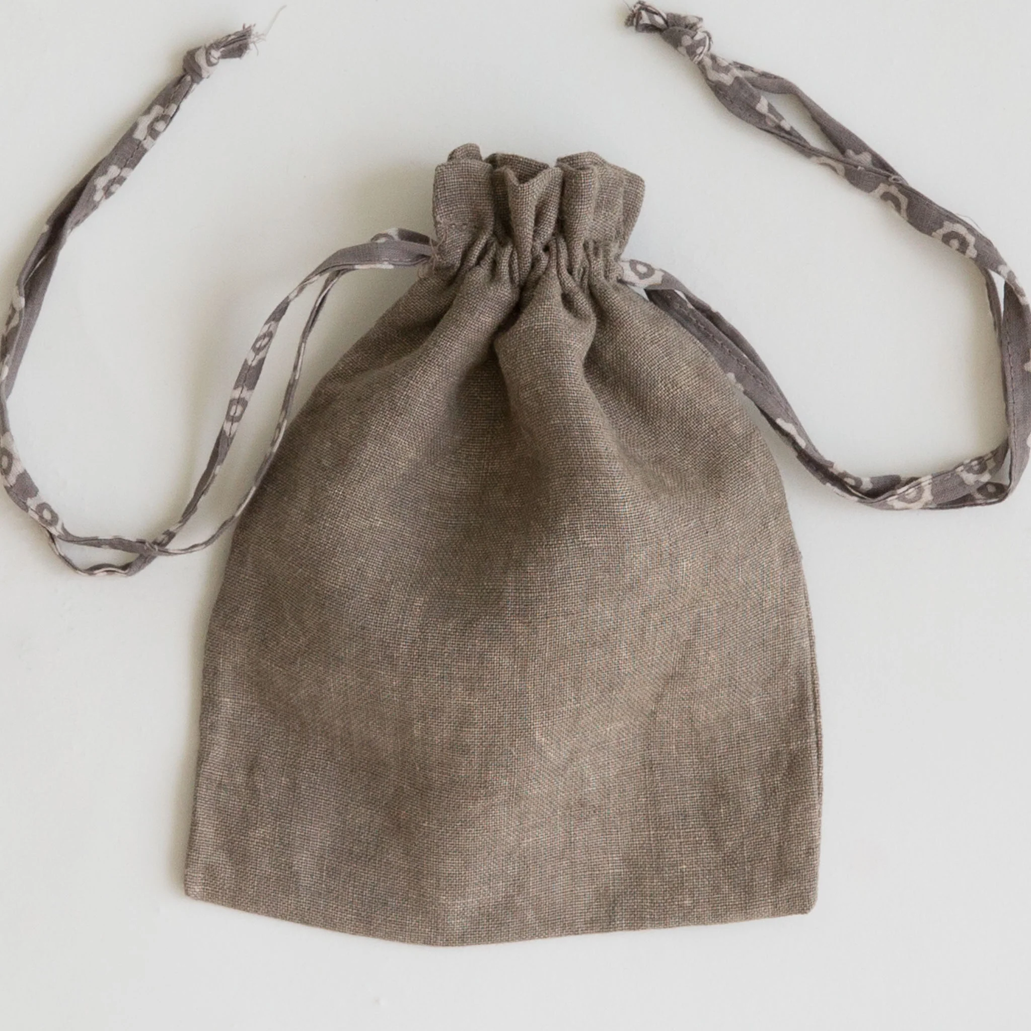Drawstring Bag - Small - Clay