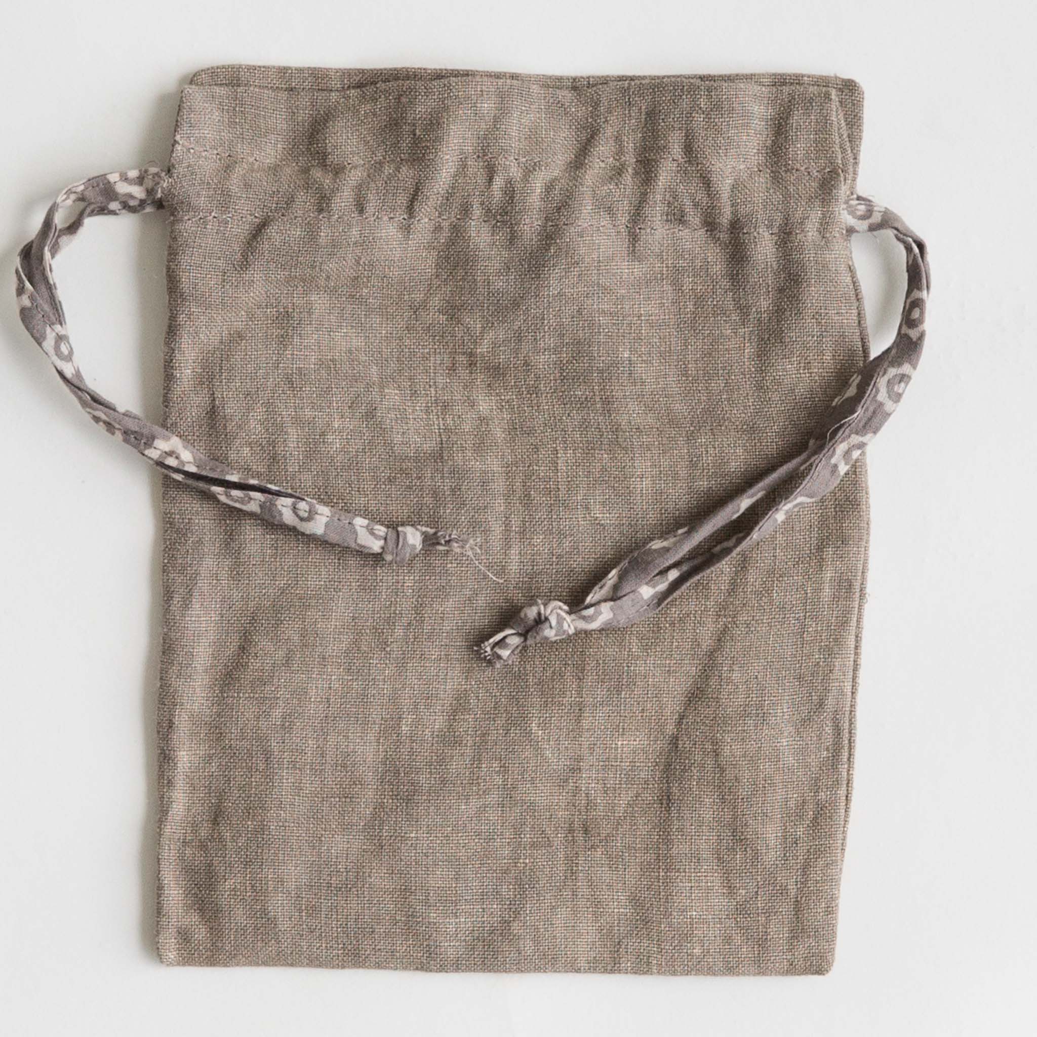 Drawstring Bag - Small - Clay - Image 2