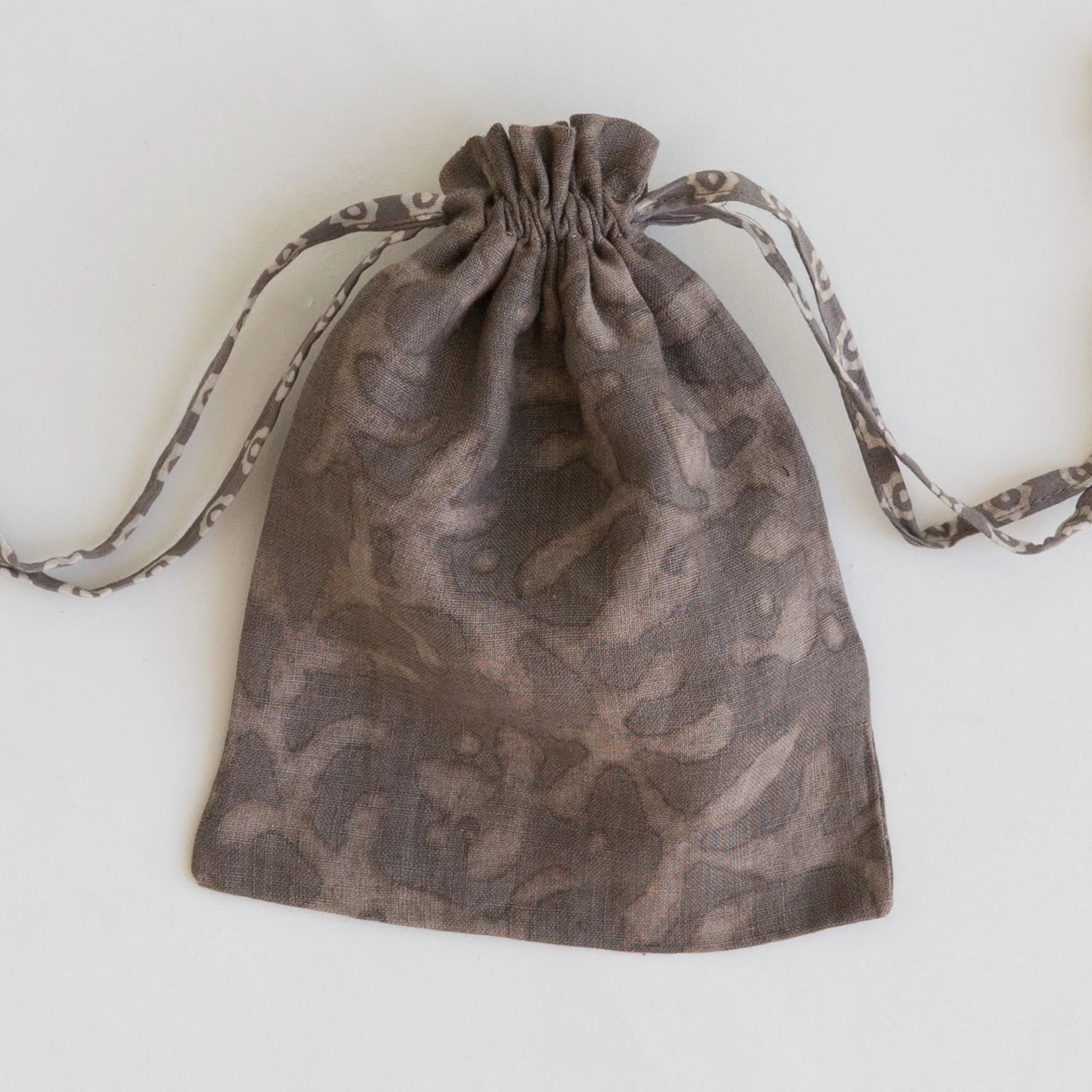 Drawstring Bag - Small - Sand & Stone - Image 3