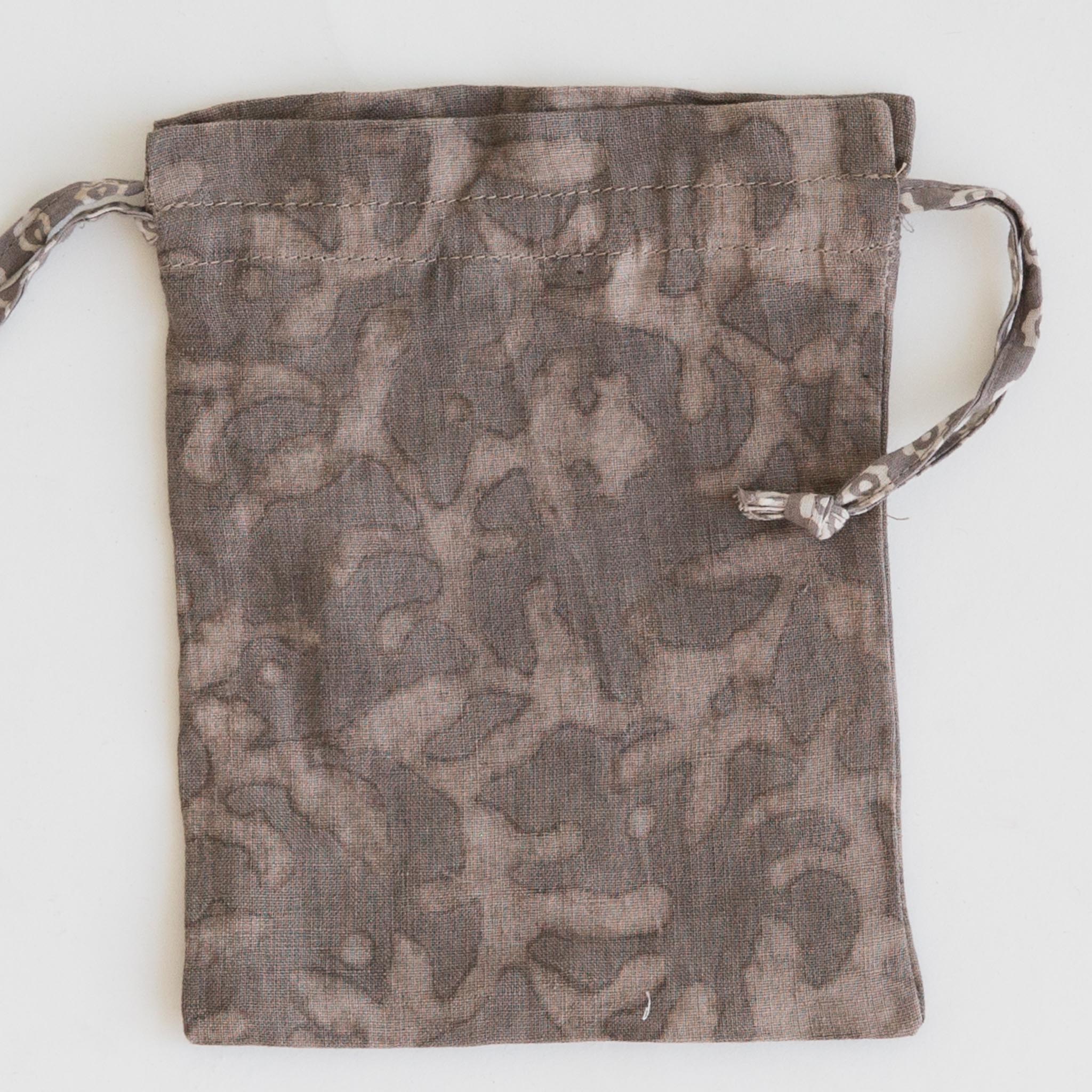 Drawstring Bag - Small - Sand & Stone - Image 4