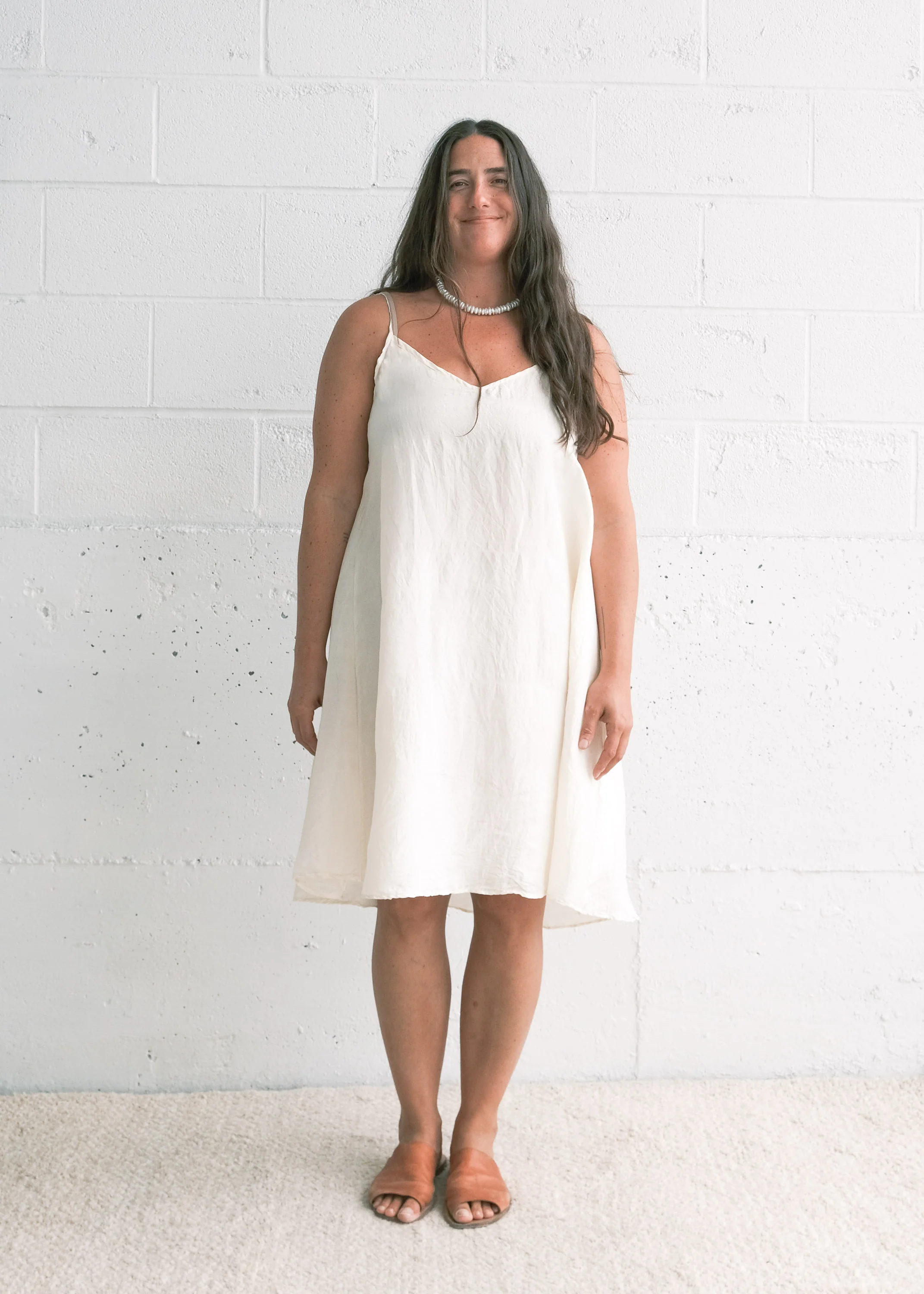 Liberty Dress - Handwoven Mulberry Silk - Dyeable