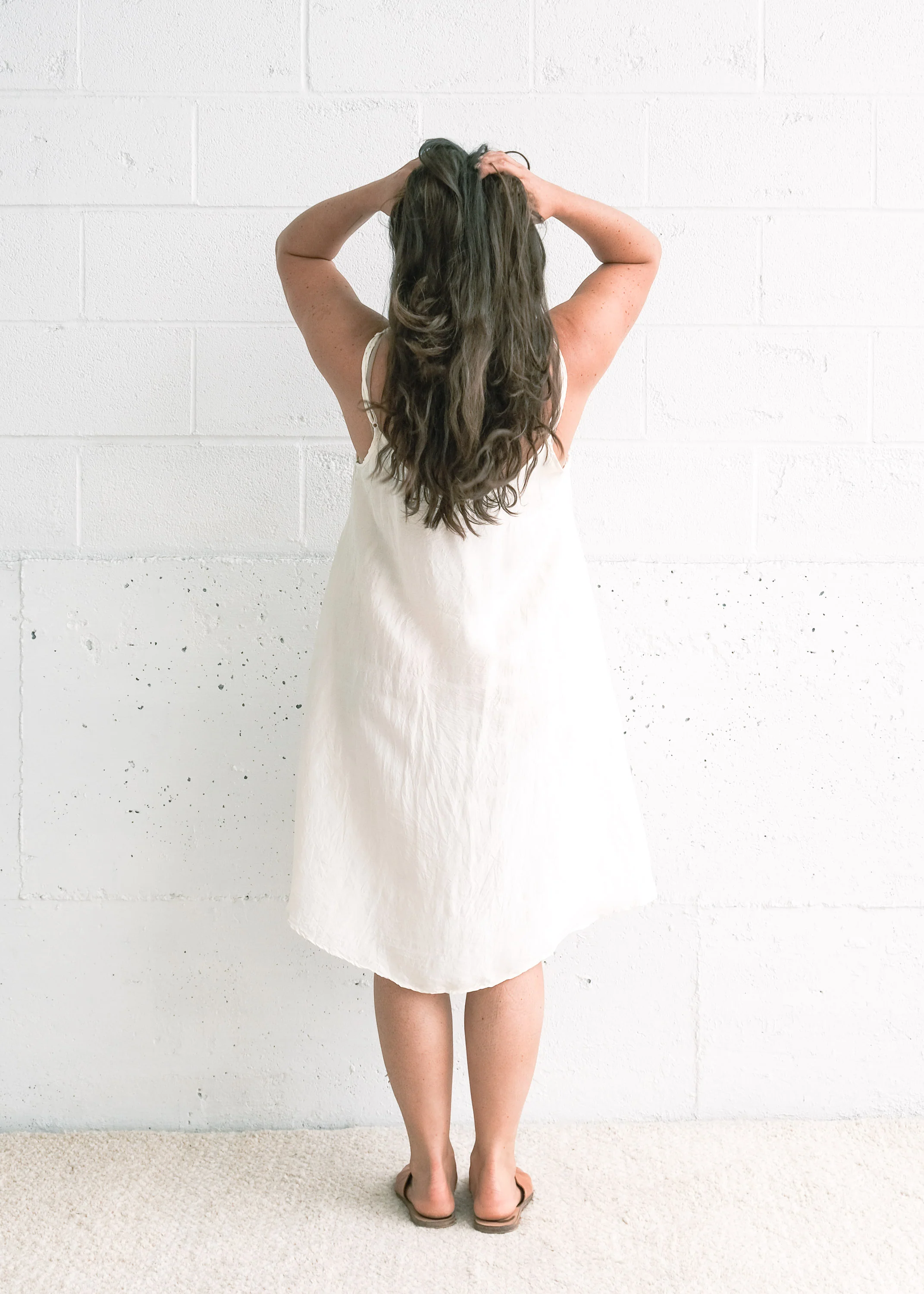 Liberty Dress - Handwoven Mulberry Silk - Dyeable - Image 2