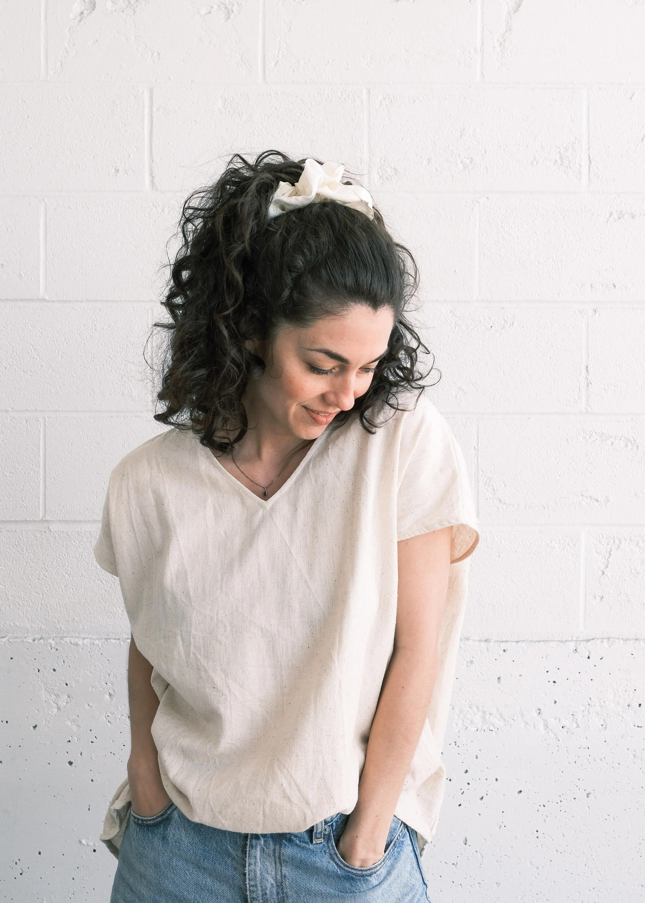 Silk Scrunchie - Large Classic -Dyeable - Image 5