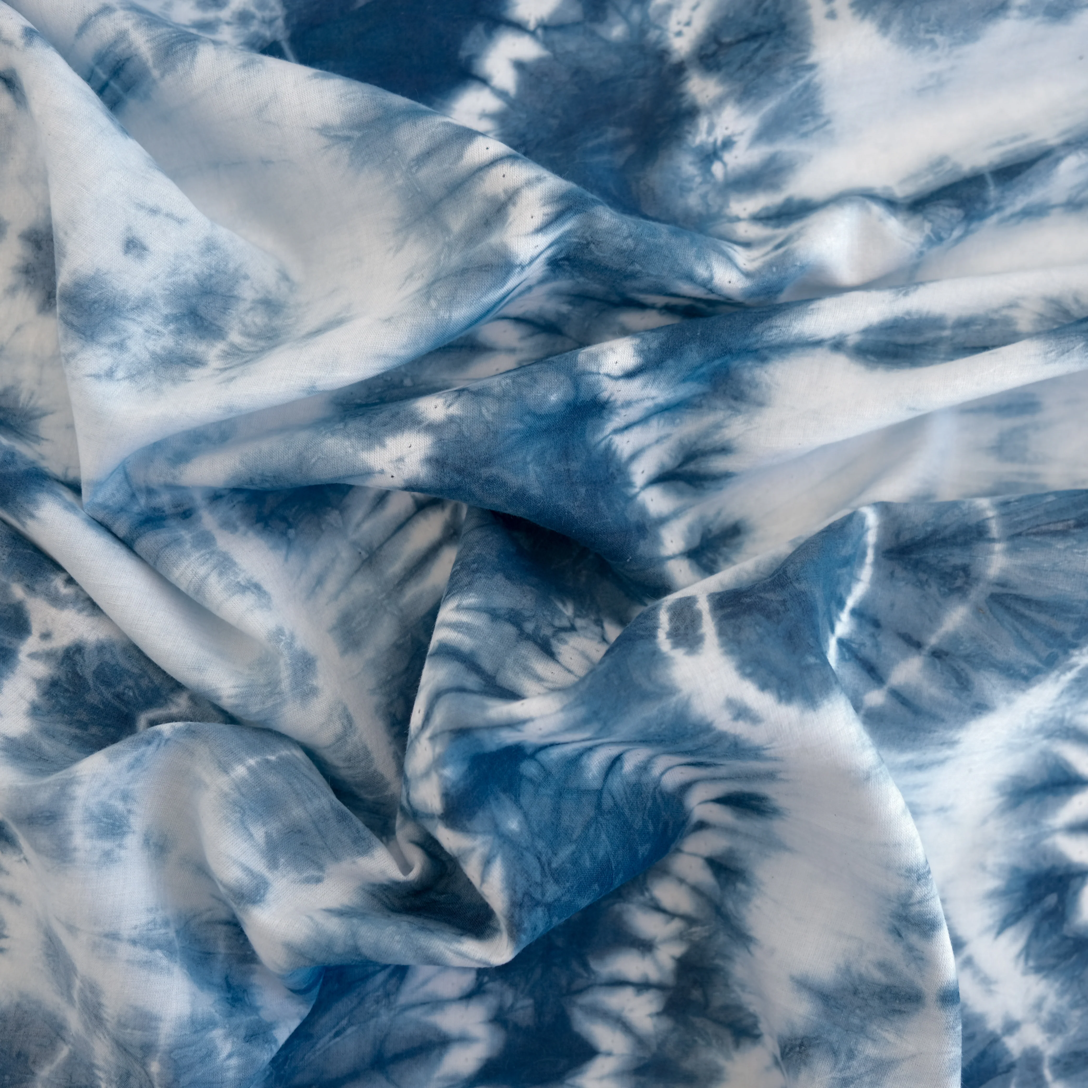 Fabric - Organic Cotton Stitch Resist with Natural Indigo - Current - Image 2