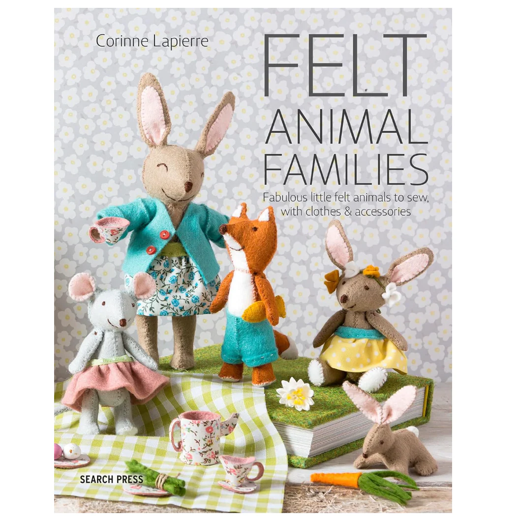 Felt Animal Families Book by Corinne Lapierre