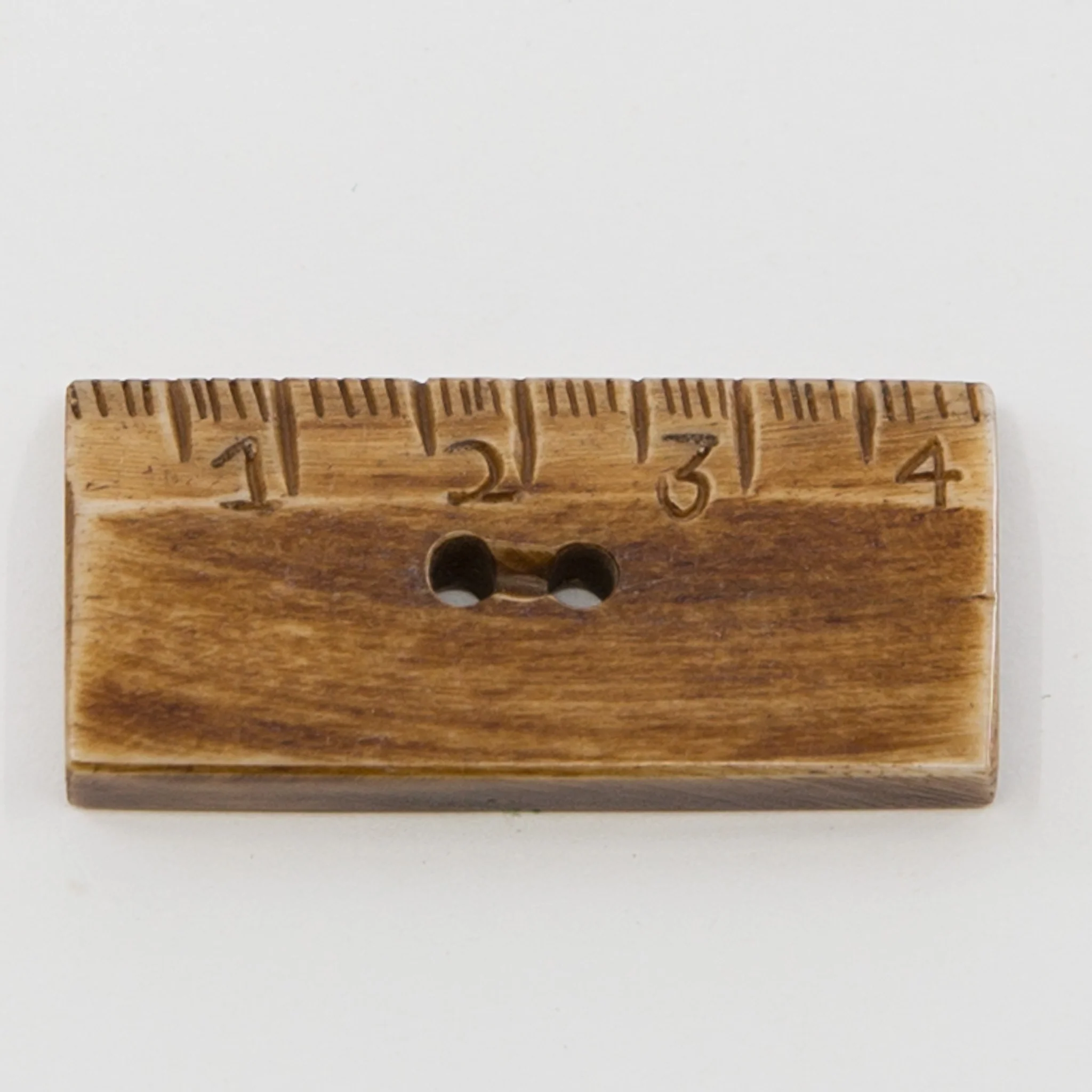 Handcarved Button - Ruler