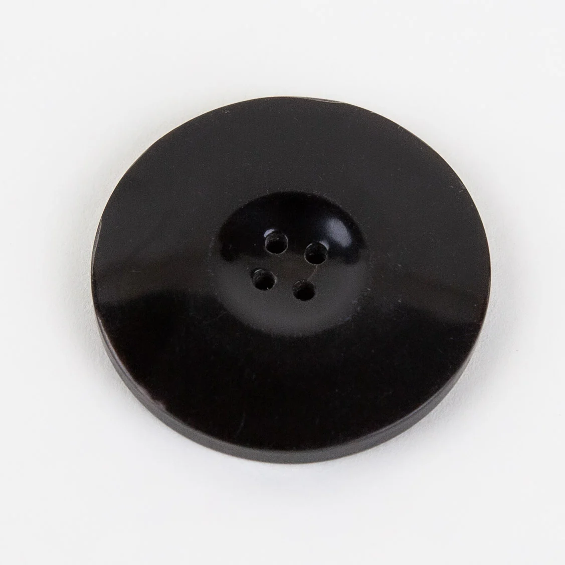 Handcarved Horn Button - Simple