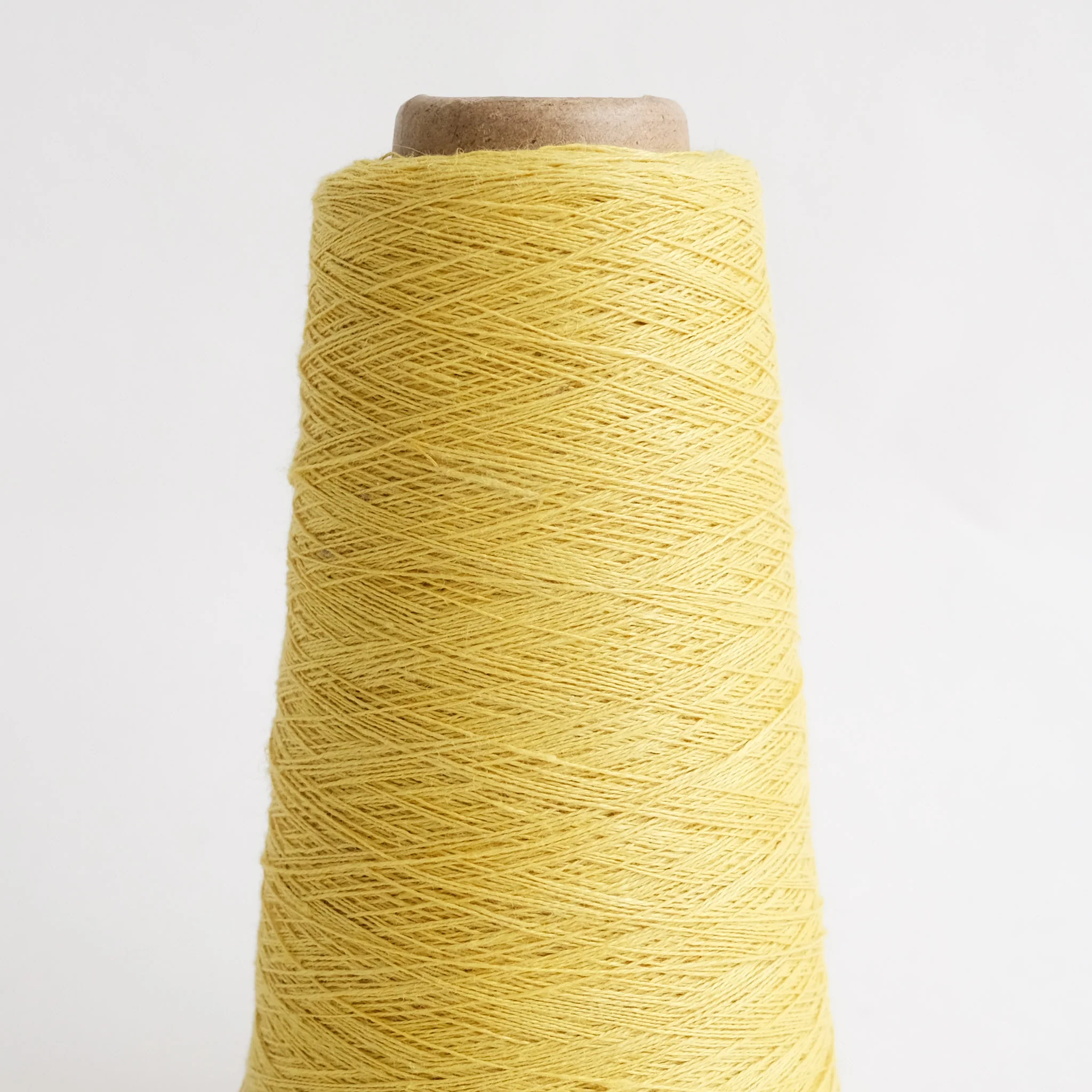 Honest Yarn - Naturally Dyed Organic Linen - Cobweb - Canary Yellow