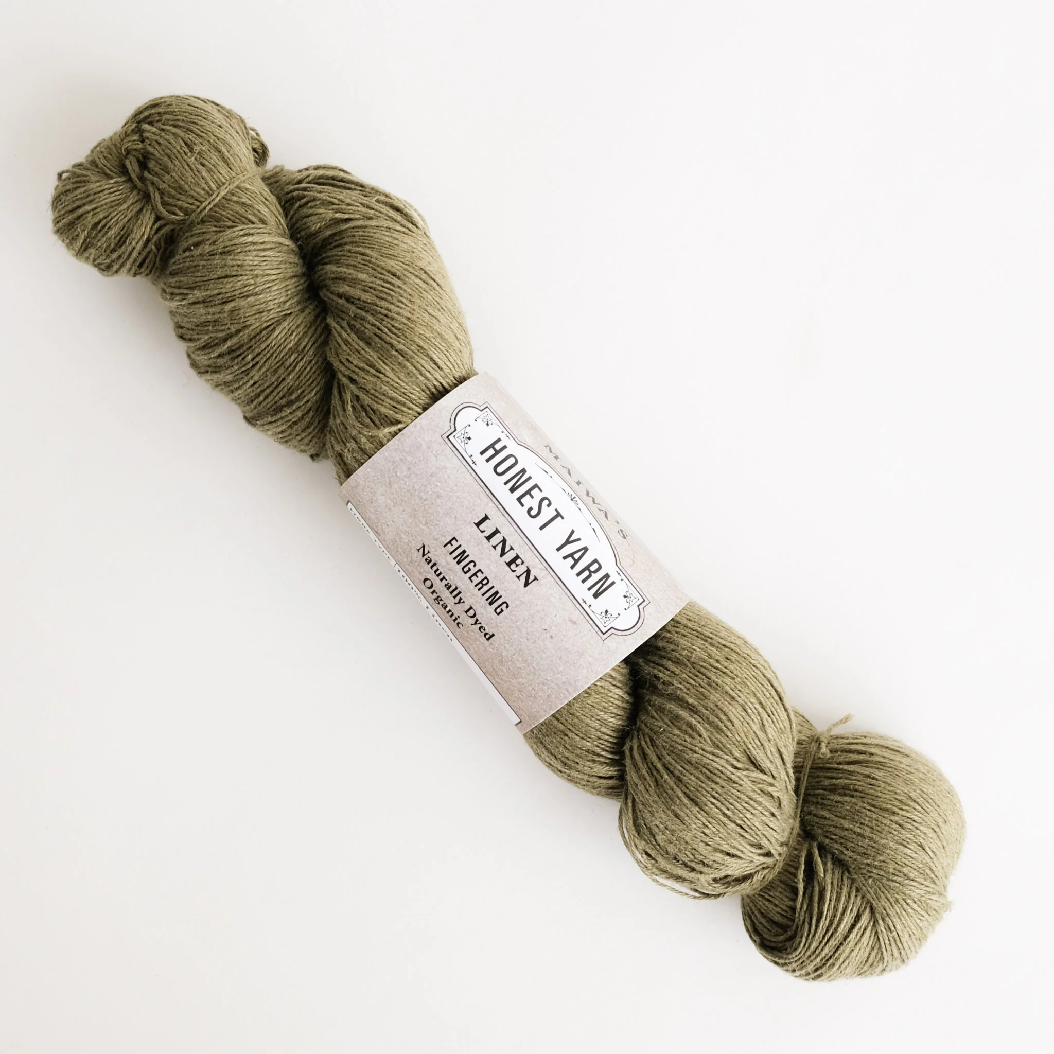 Honest Yarn - Naturally Dyed Organic Linen - Fingering - Fern - Image 2