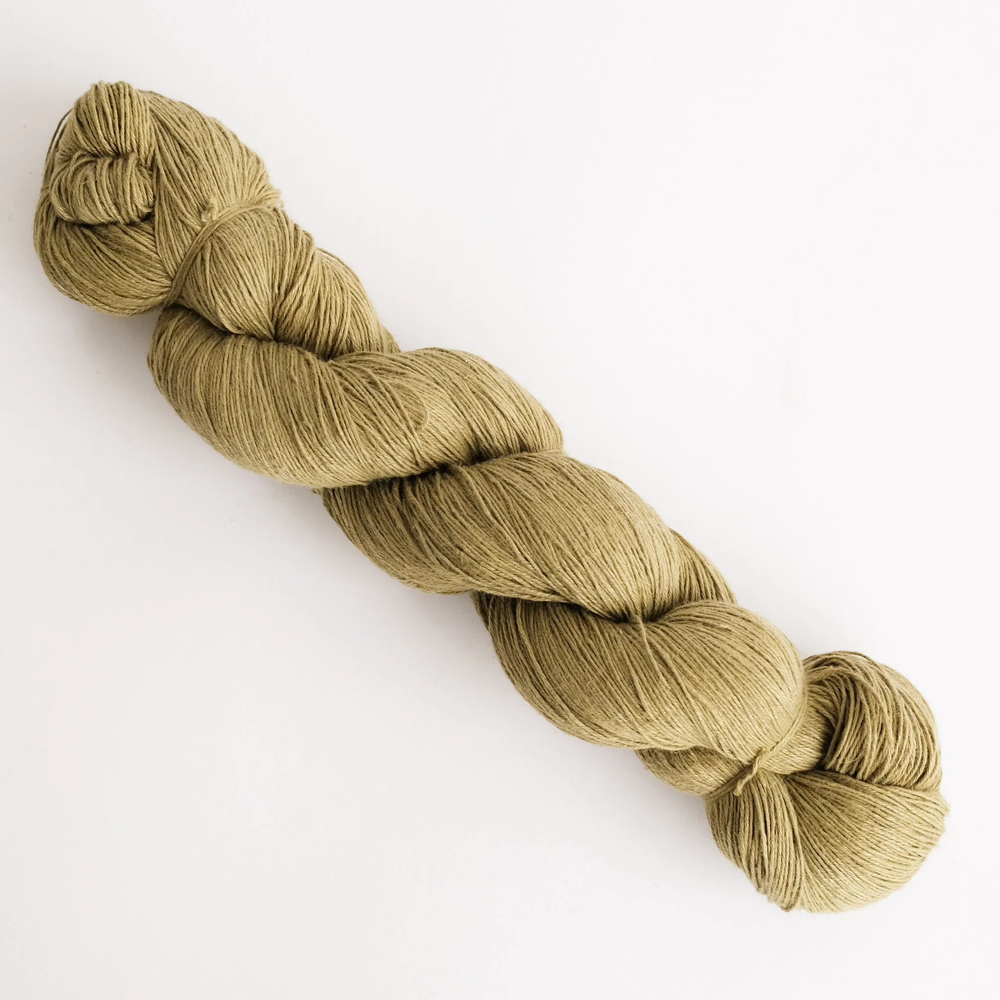 Honest Yarn - Naturally Dyed Organic Linen - Lace - New Leaf - Image 4