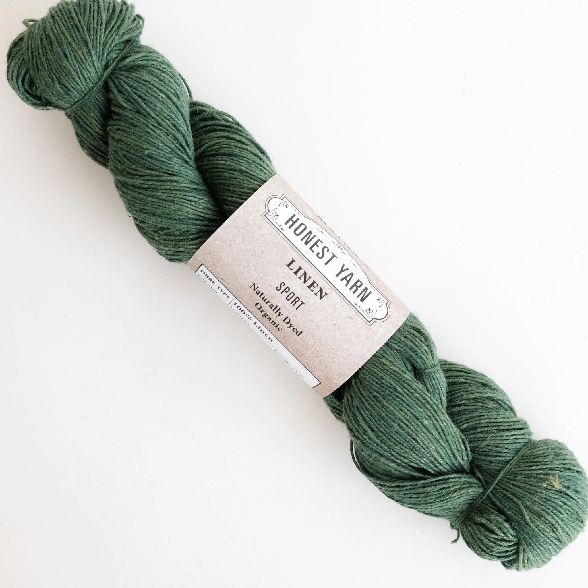 Honest Yarn - Naturally Dyed Organic Linen - Sport - Juniper - Image 2