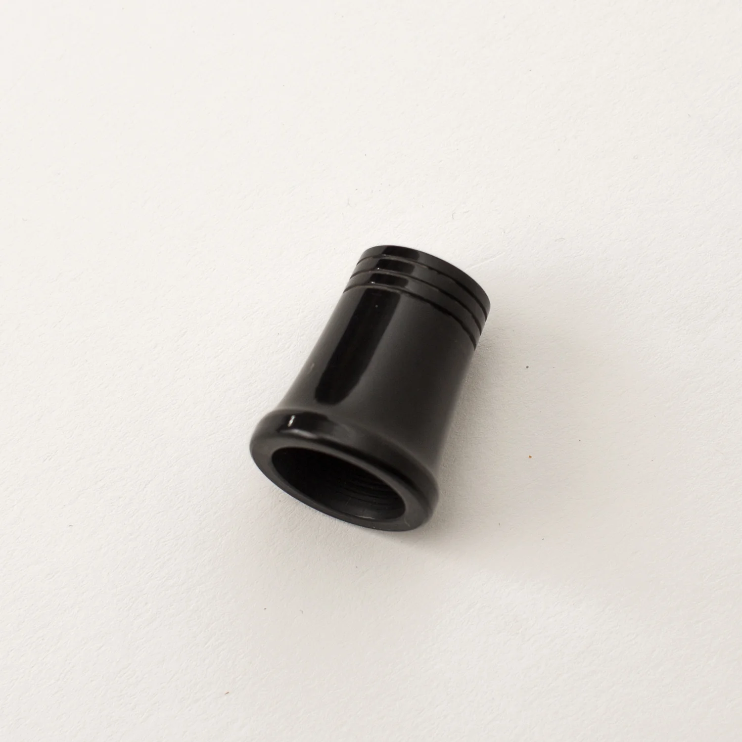 Thimble - Handcarved Horn - Black