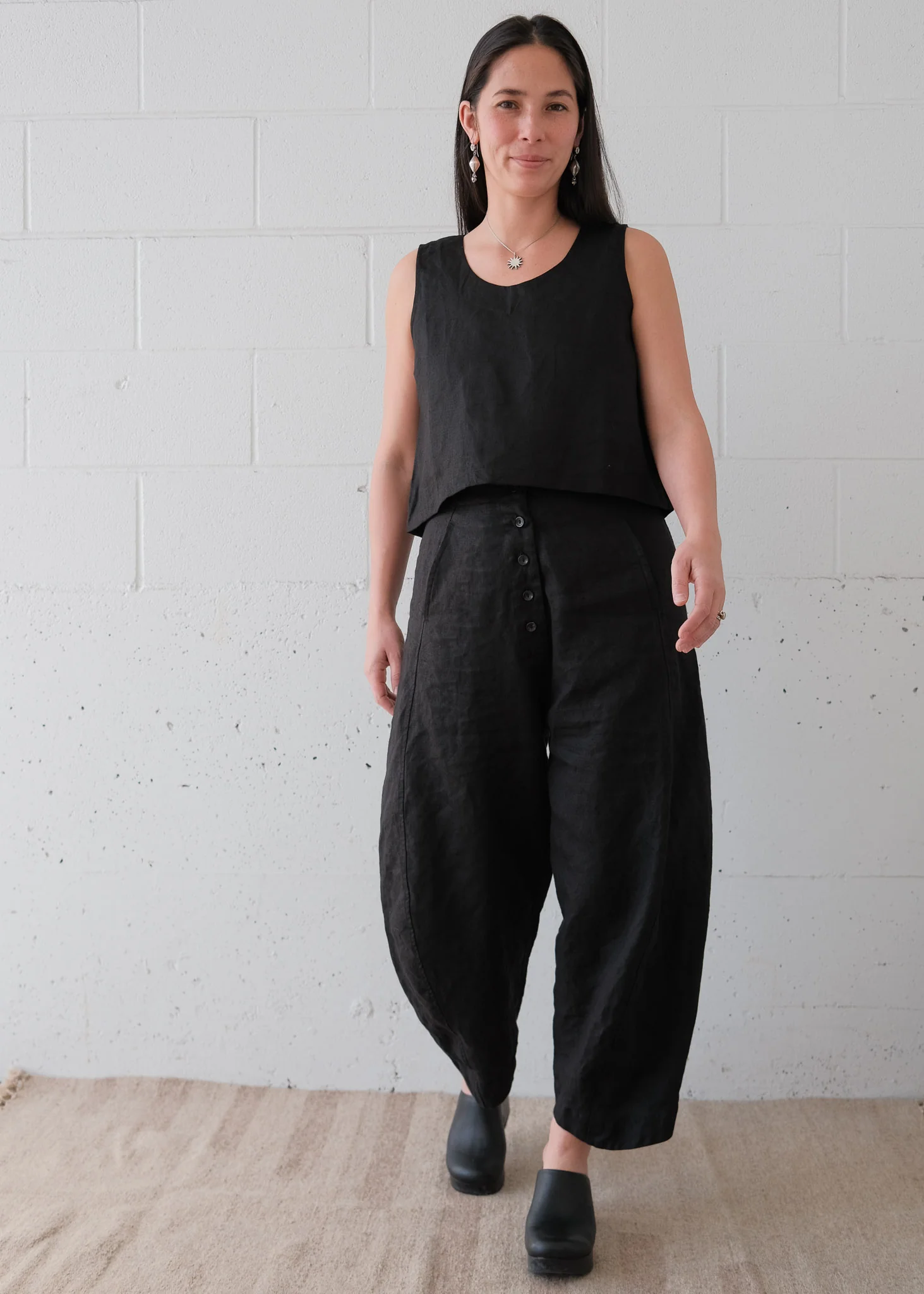 Jai Pant - Linen Twill - Black - Image 14