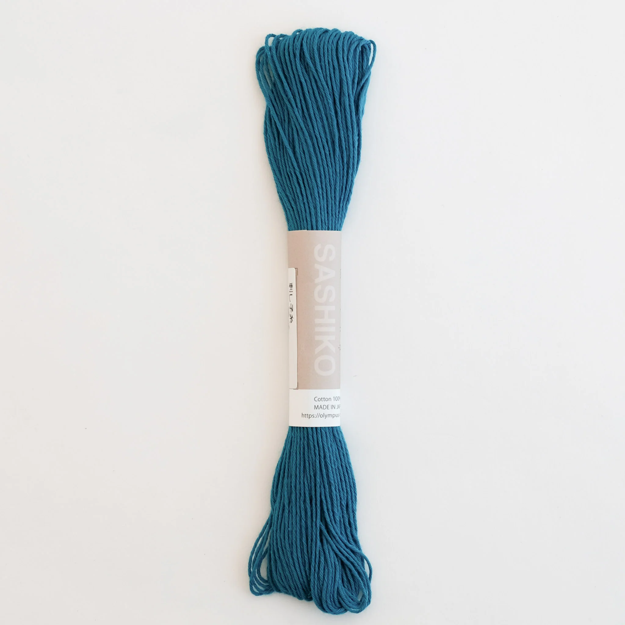 Japanese Sashiko Thread - Ocean Blue 20m - Image 3