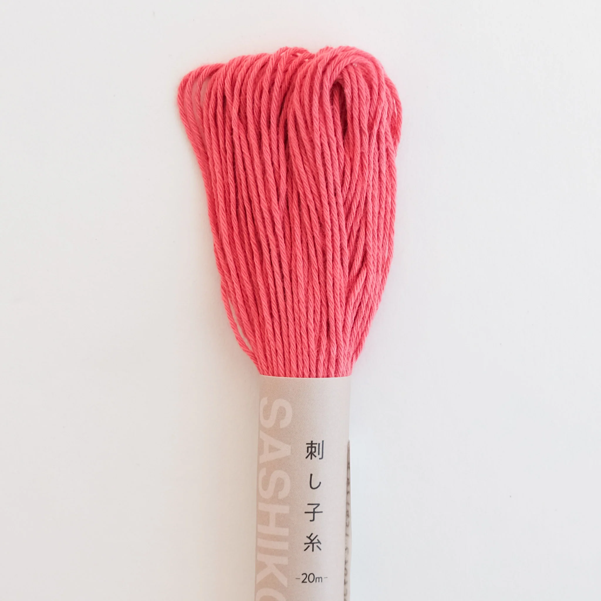 Japanese Sashiko Thread - Soft Raspberry 20m - Image 2