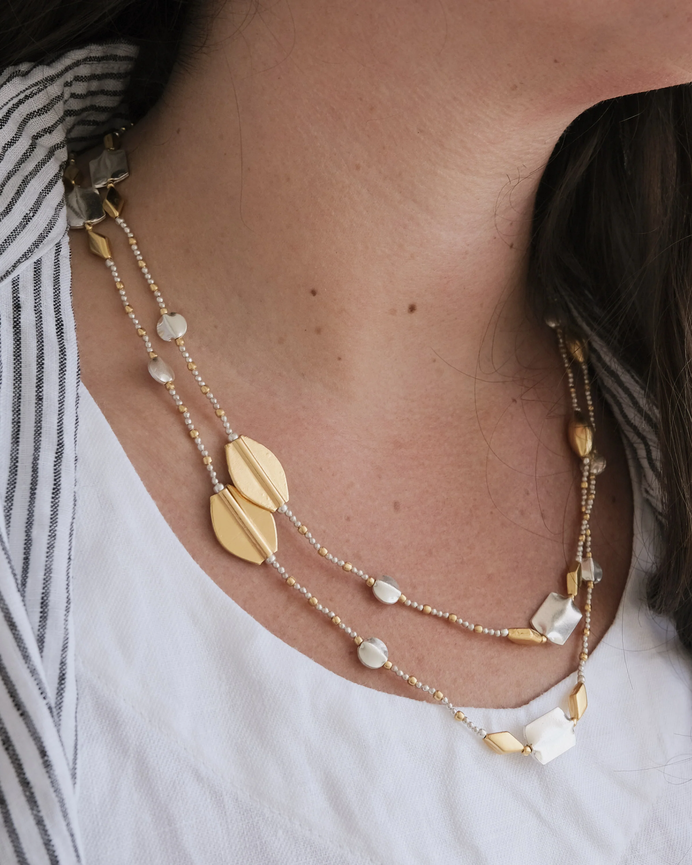 Jewellery - Necklace - Silver & Gold Plate