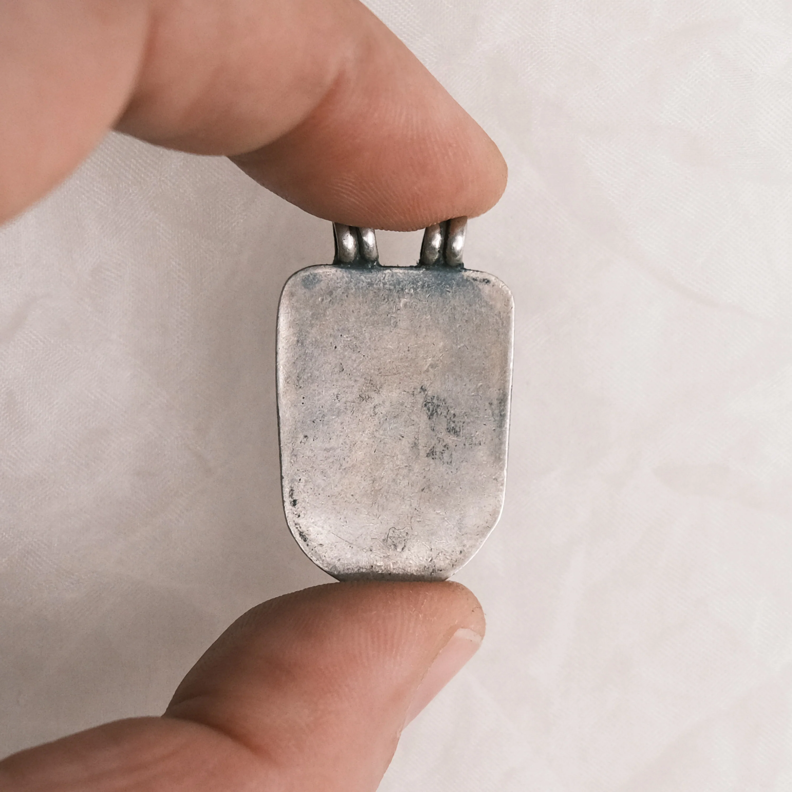 Jewellery - Pendant - Vintage Silver Tile - Image 4
