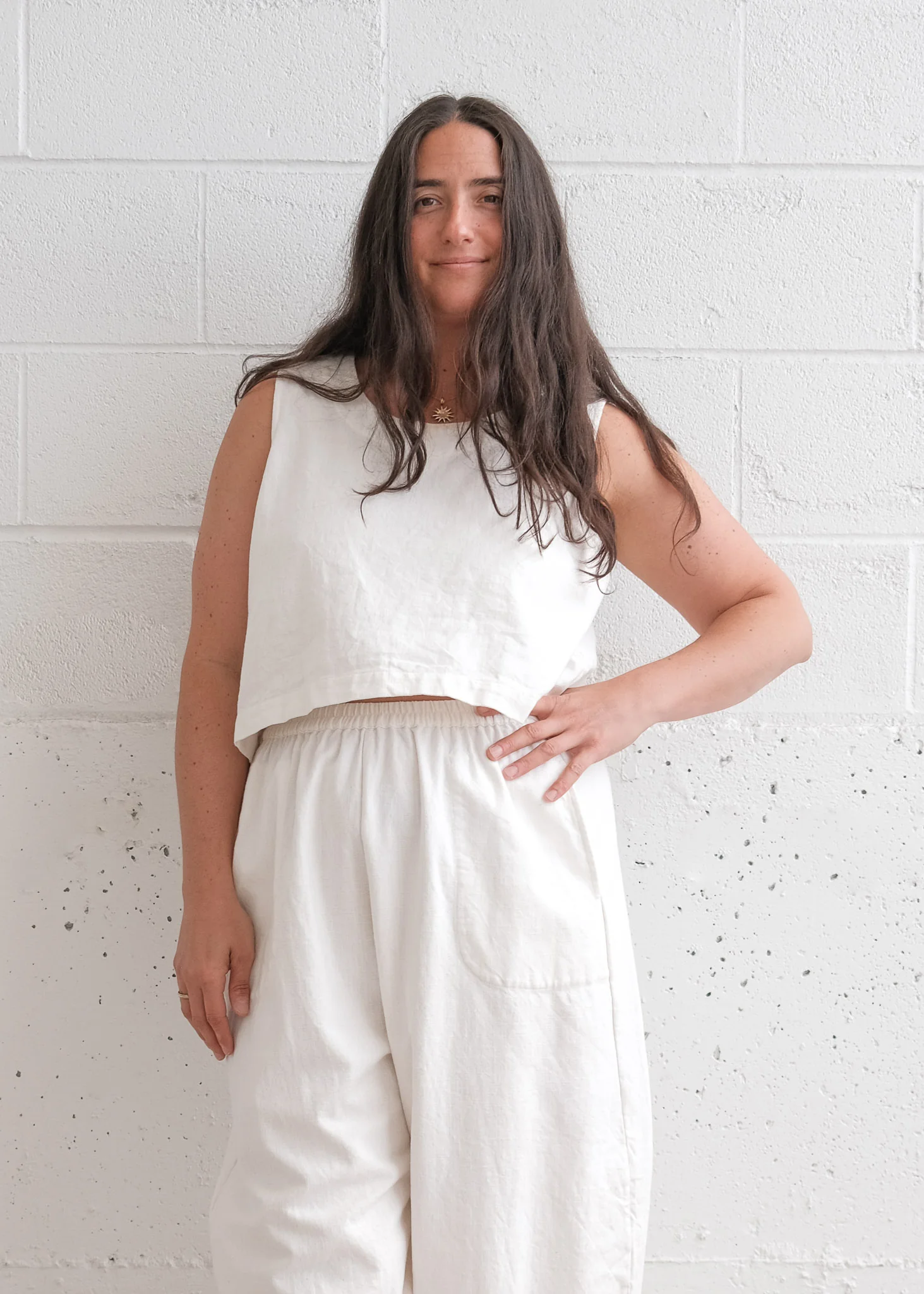 Ahilya Tank - Heavyweight Organic Cotton - Dyeable - Image 3