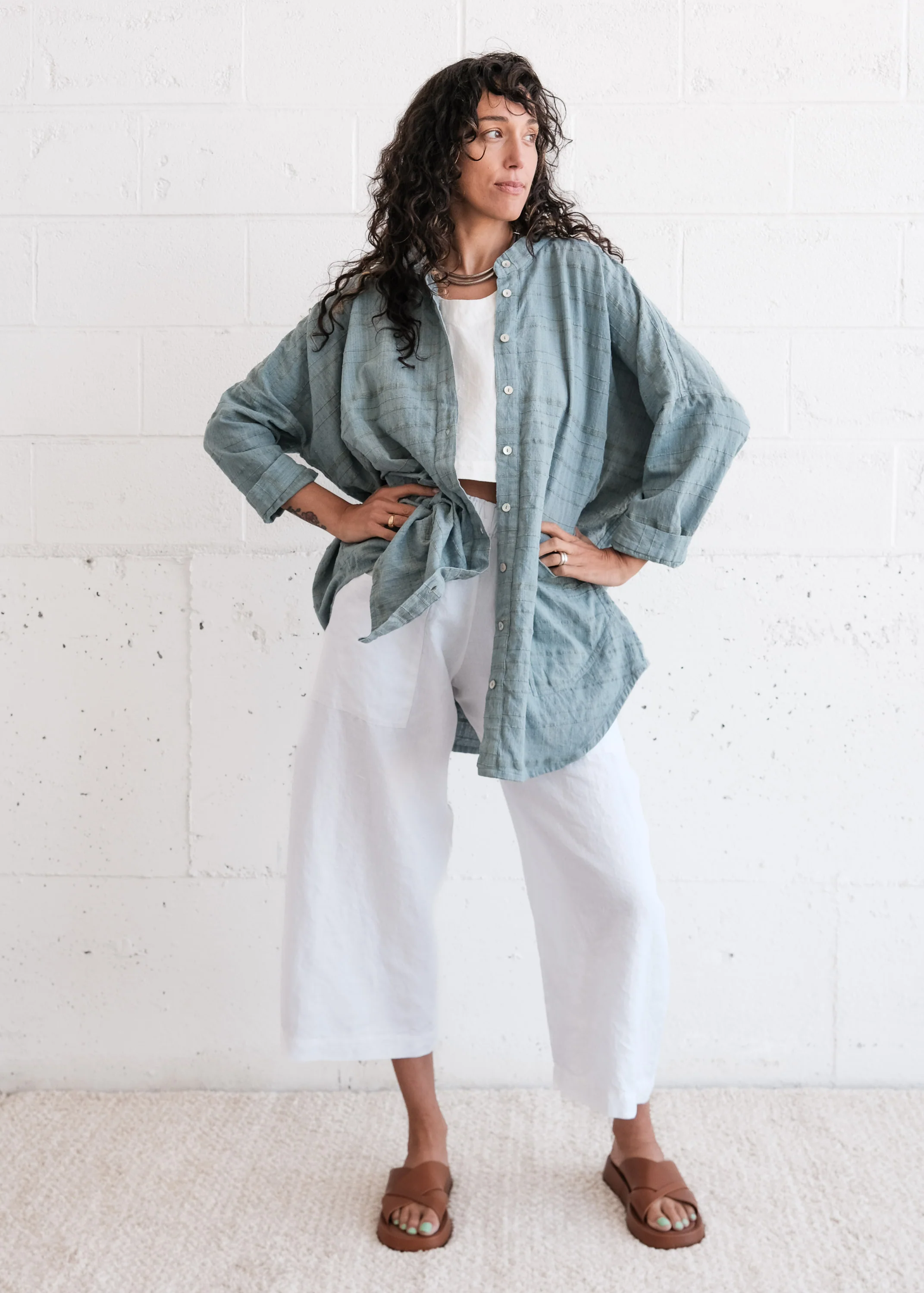 Ahilya Tank - Heavyweight Organic Cotton - Dyeable - Image 5