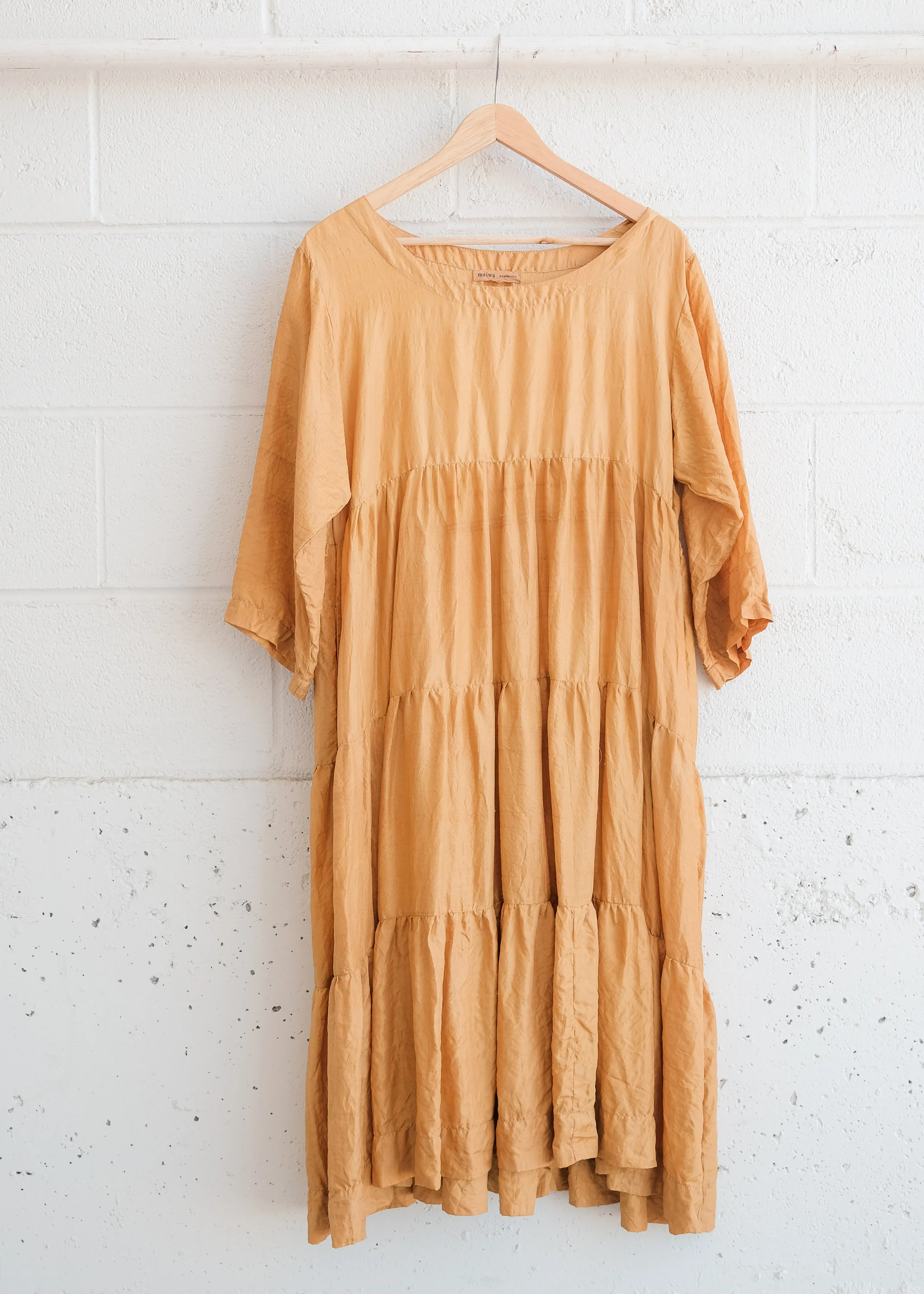 Calico Dress - Handwoven Mulberry Silk - Dyeable - Image 7