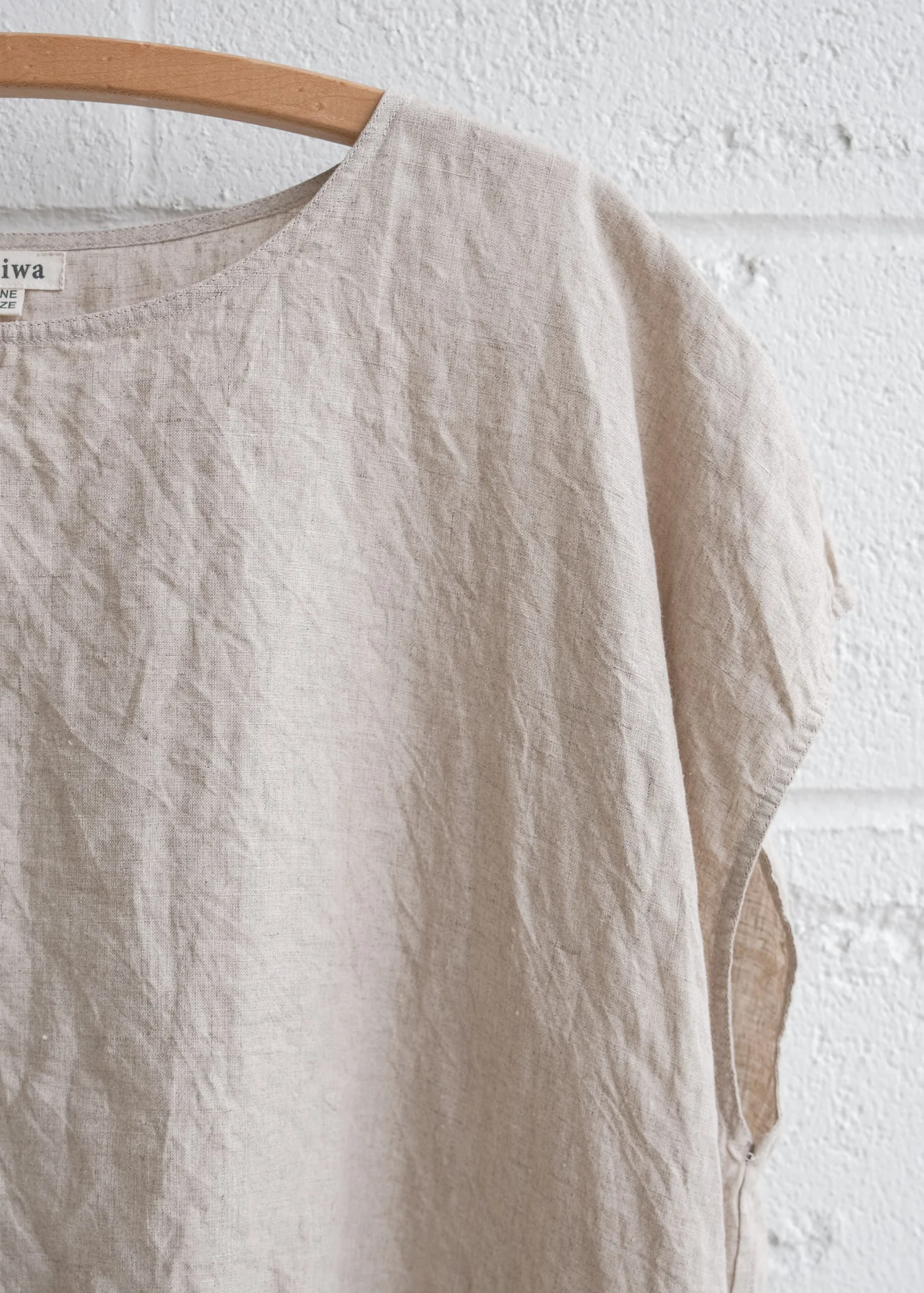 Mala Tunic - Natural Linen - Dyeable - Image 3