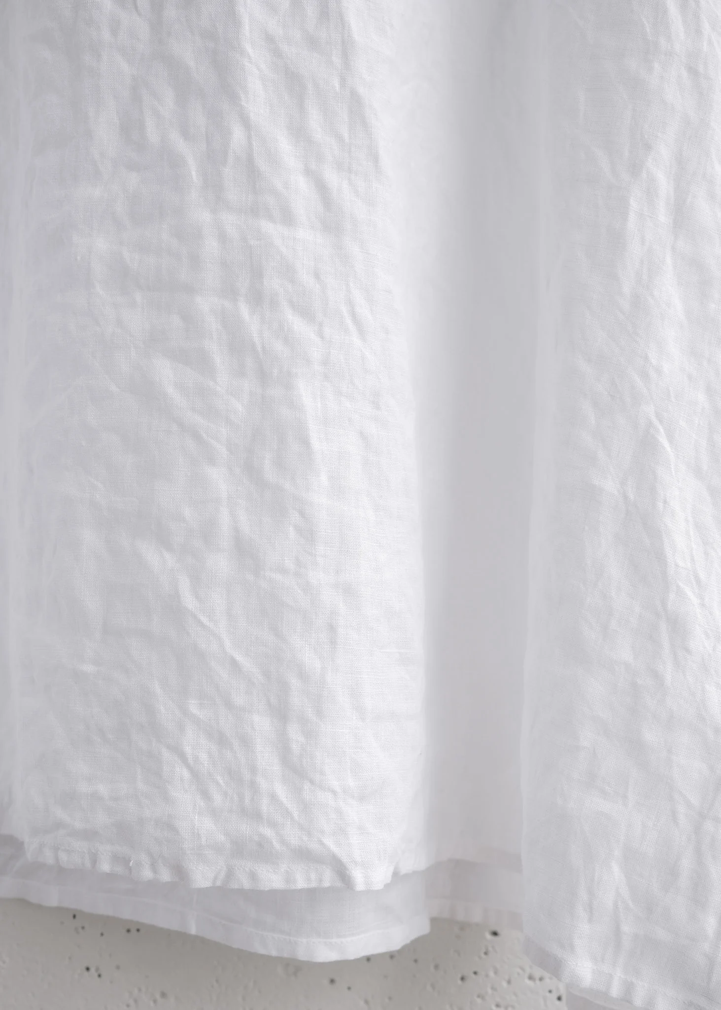 Mala Tunic - White Linen - Dyeable - Image 7