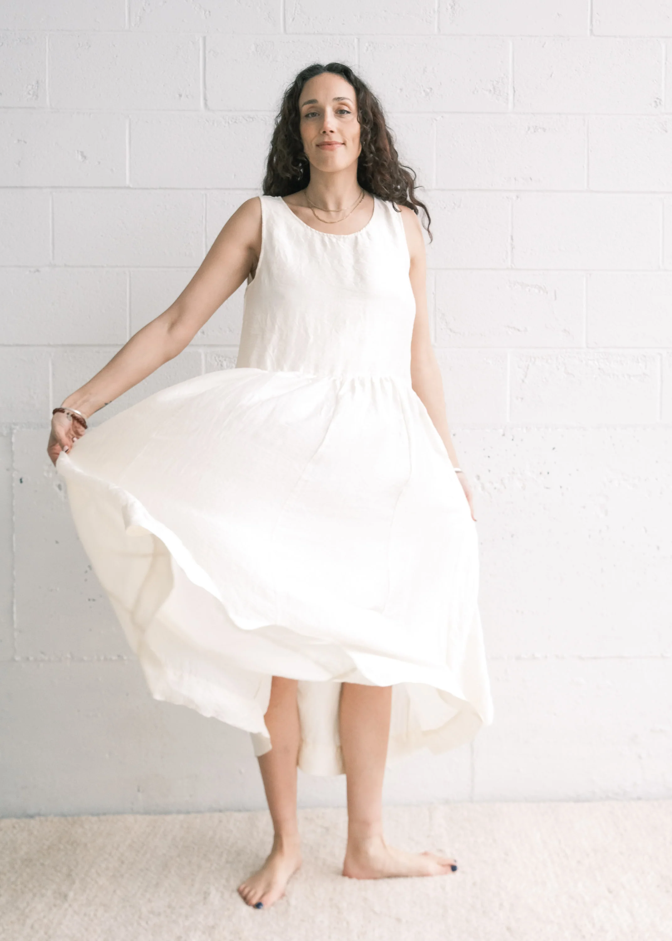 Journeywoman - Naia Dress - Handwoven Mulberry Silk Lush