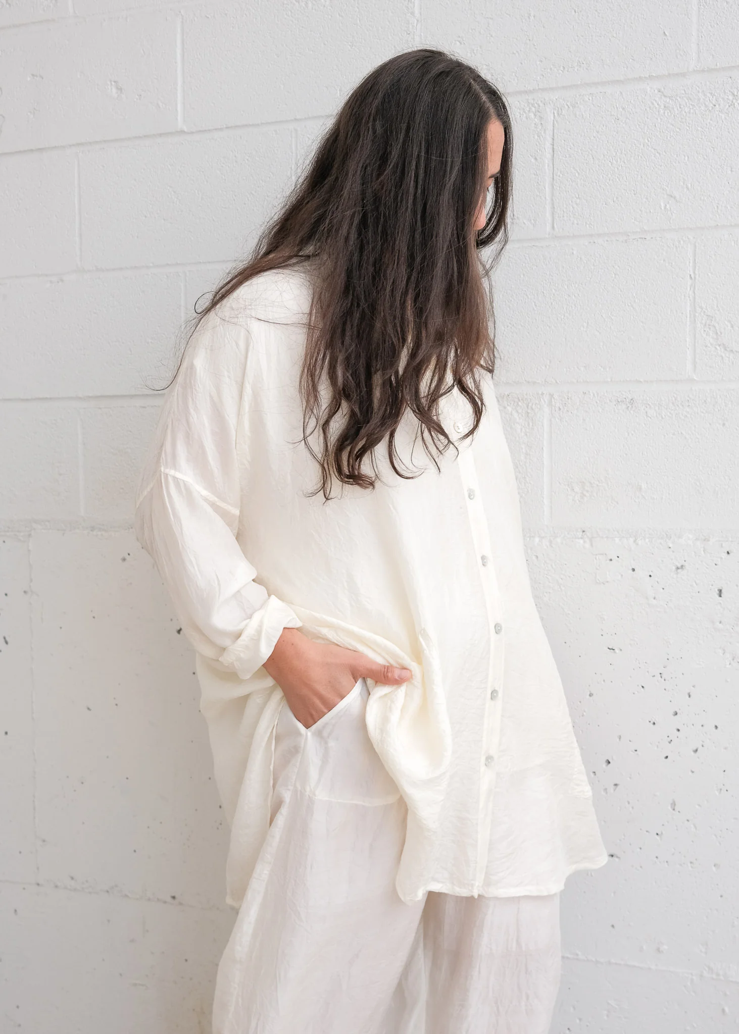 Shimoga Shirt - Handwoven Mulberry Silk - Image 18