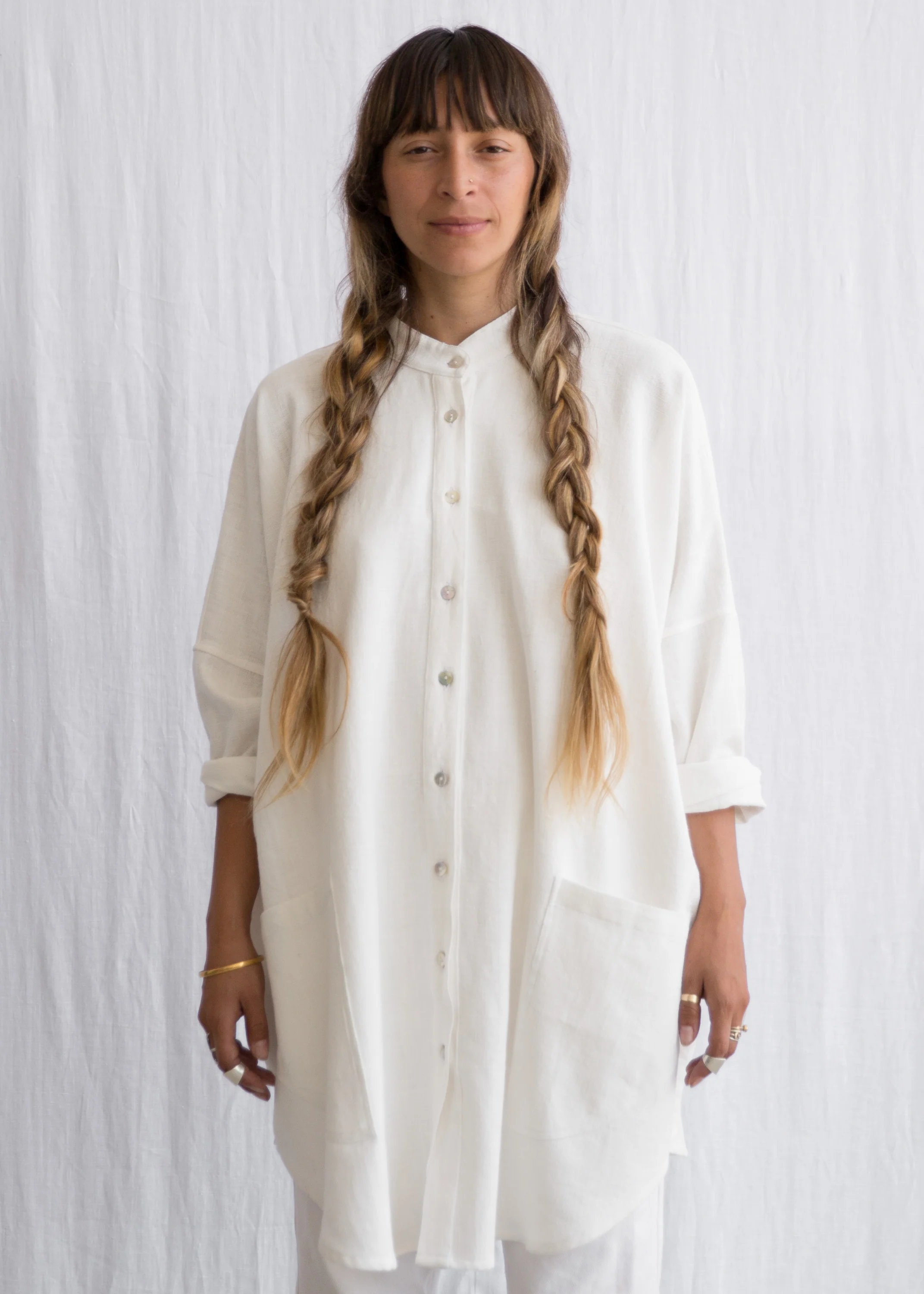 Shimoga Shirt - Heavyweight Organic Cotton - Dyeable - Image 5