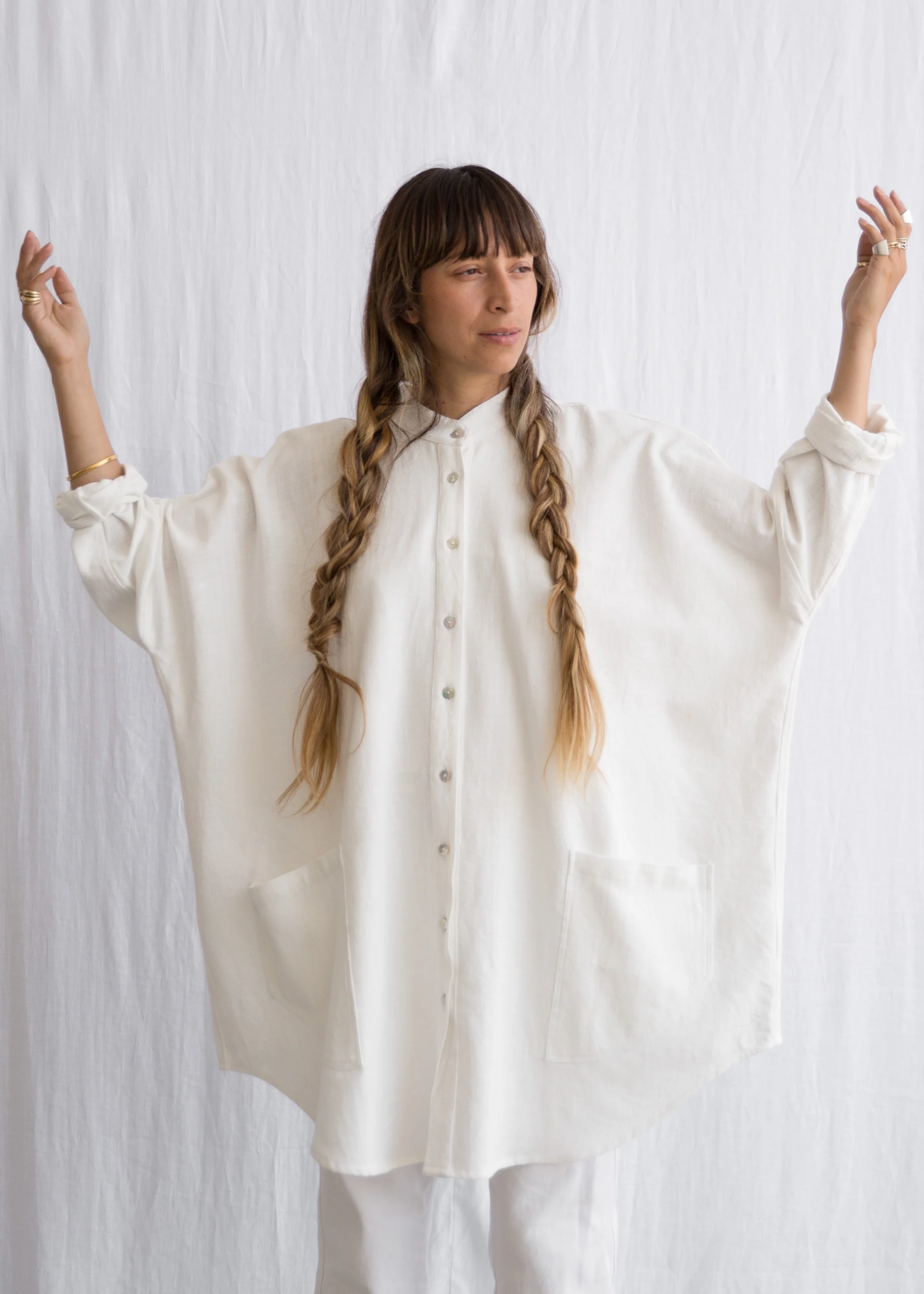 Shimoga Shirt - Heavyweight Organic Cotton - Dyeable - Image 6