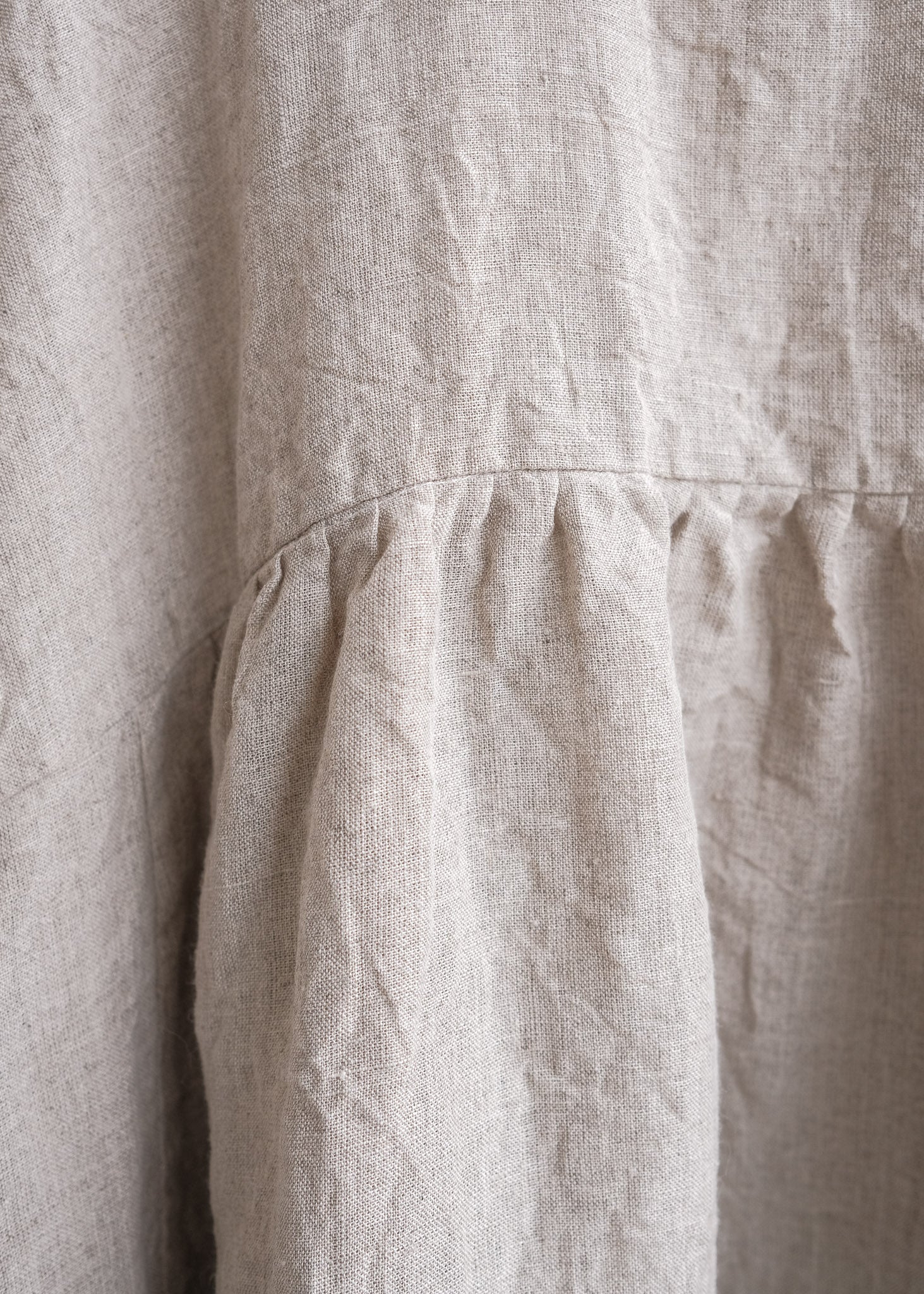 Journeywoman - Wayfinder Smock - Handwoven Natural Linen - Image 6