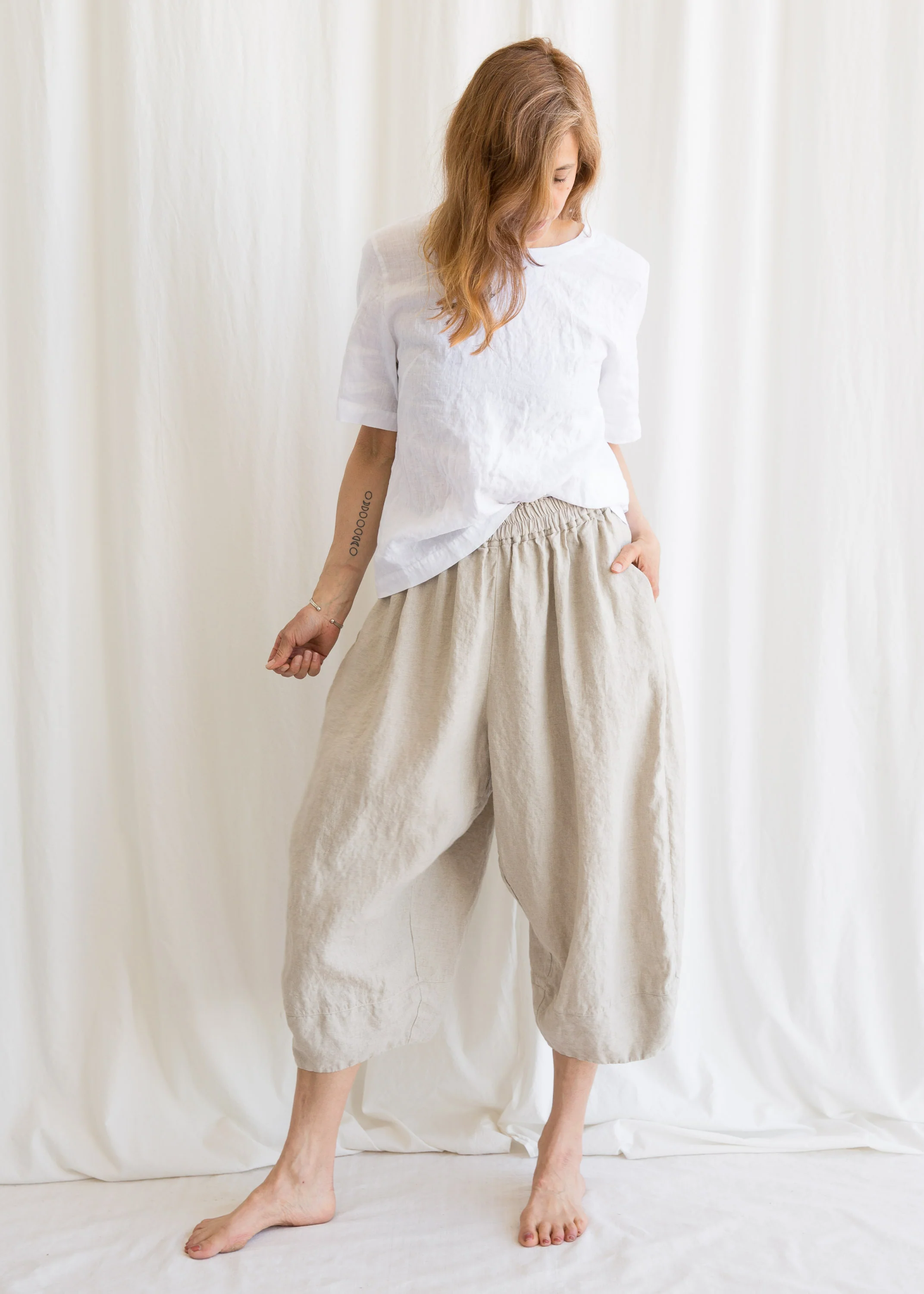 Journeywoman - Weaver Pant - Natural Linen - Image 3