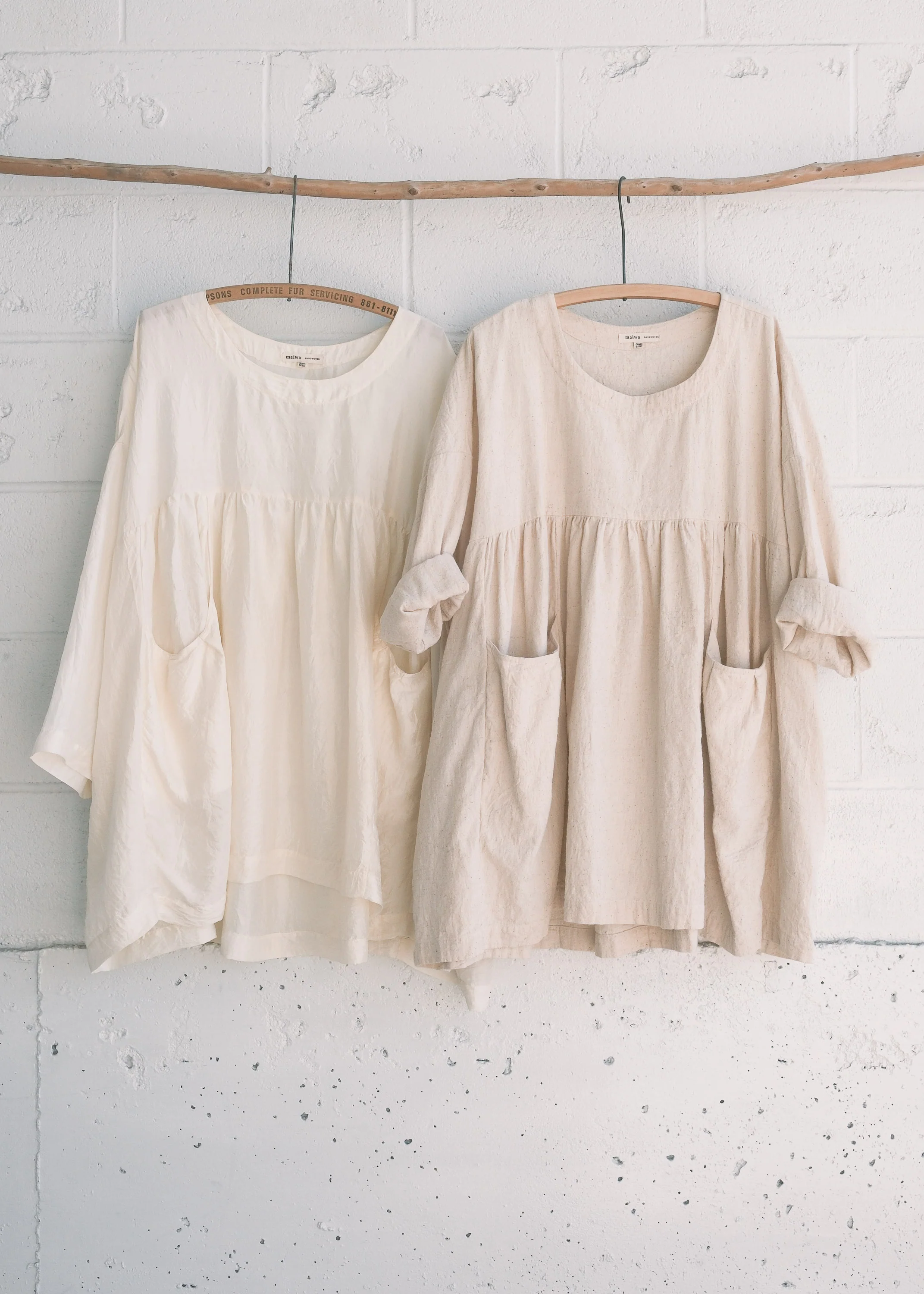 Journeywoman - Whispering Leaf Smock - Handwoven Kala Cotton - Image 10
