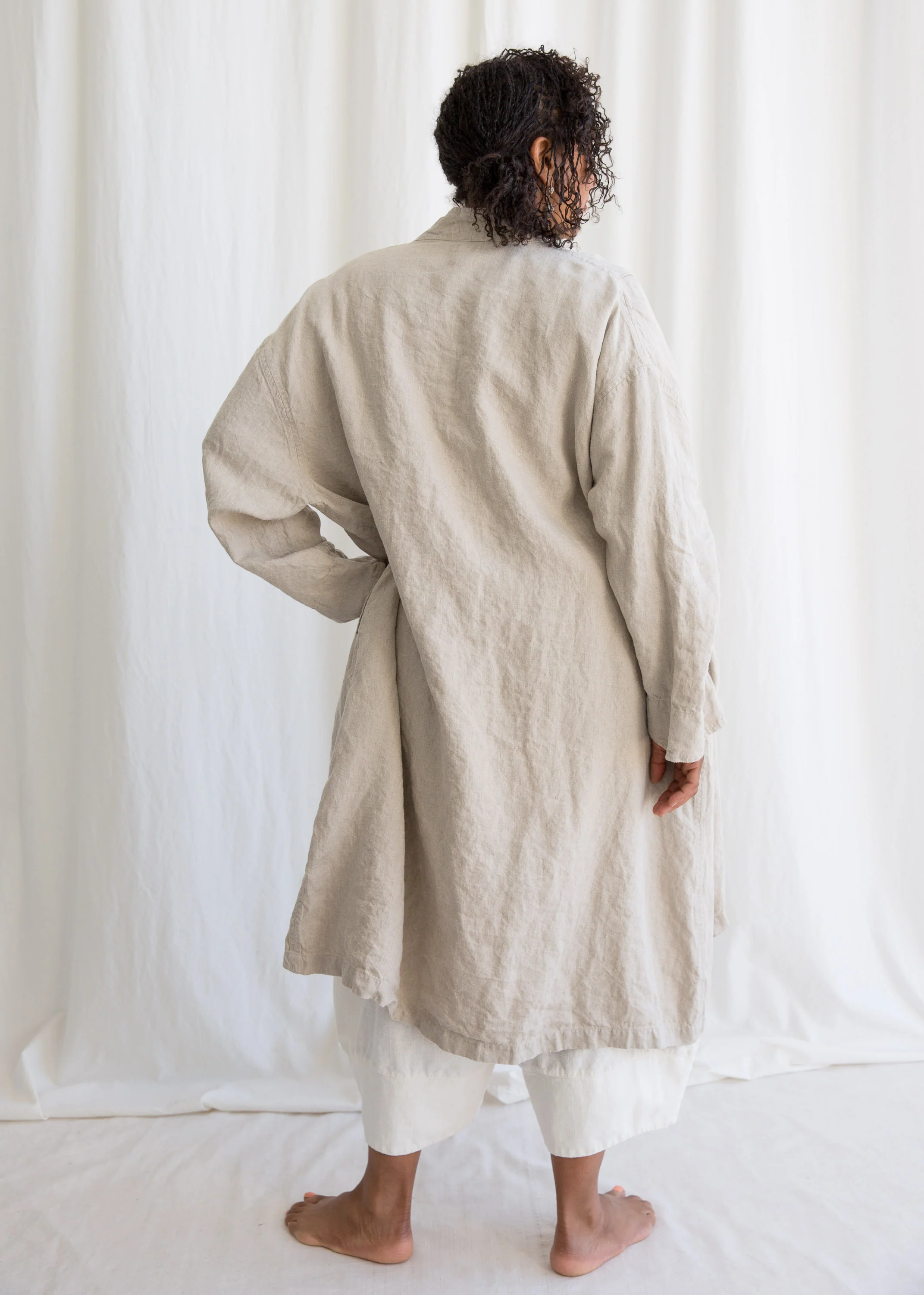 Journeywoman - Wonderlust Coat - Natural Linen - Image 3