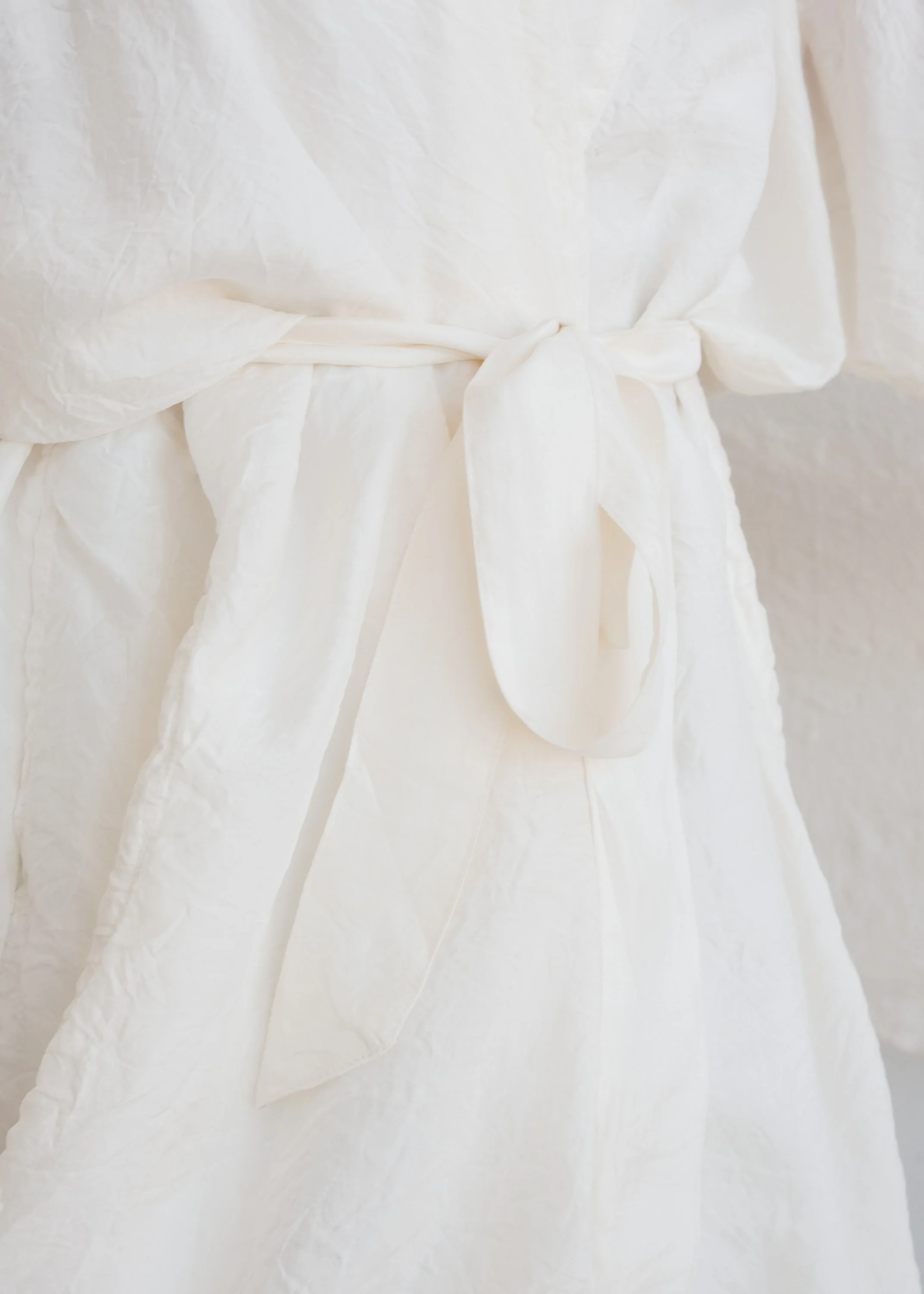 Yayla Robe - Handwoven Mulberry Silk - Dyeable - Image 11