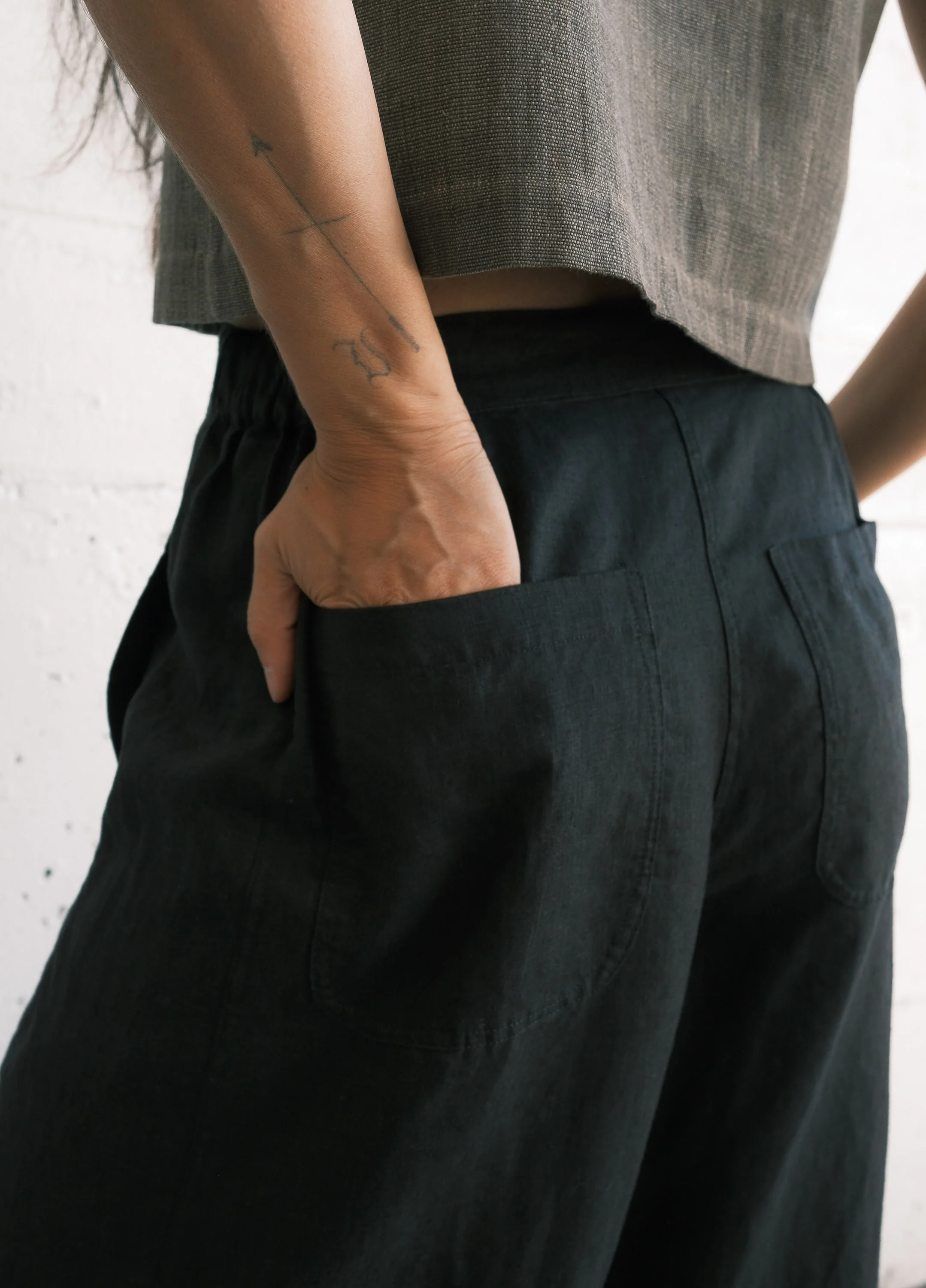 Juniper Pant - Linen - Black - Image 2