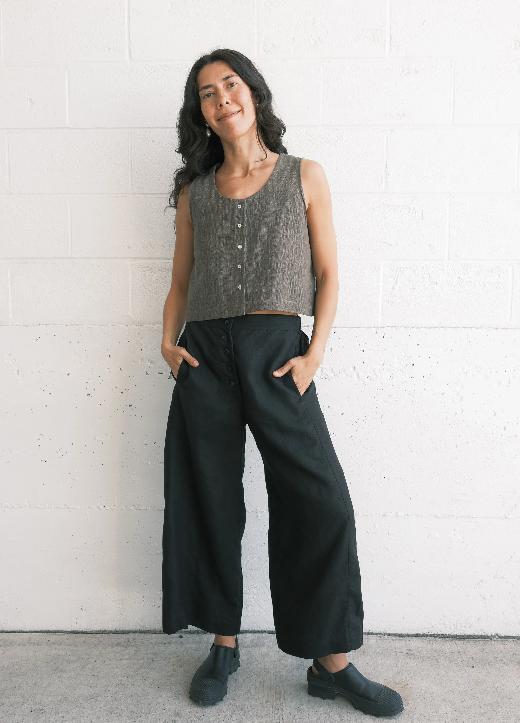 Juniper Pant - Linen - Black - Image 3
