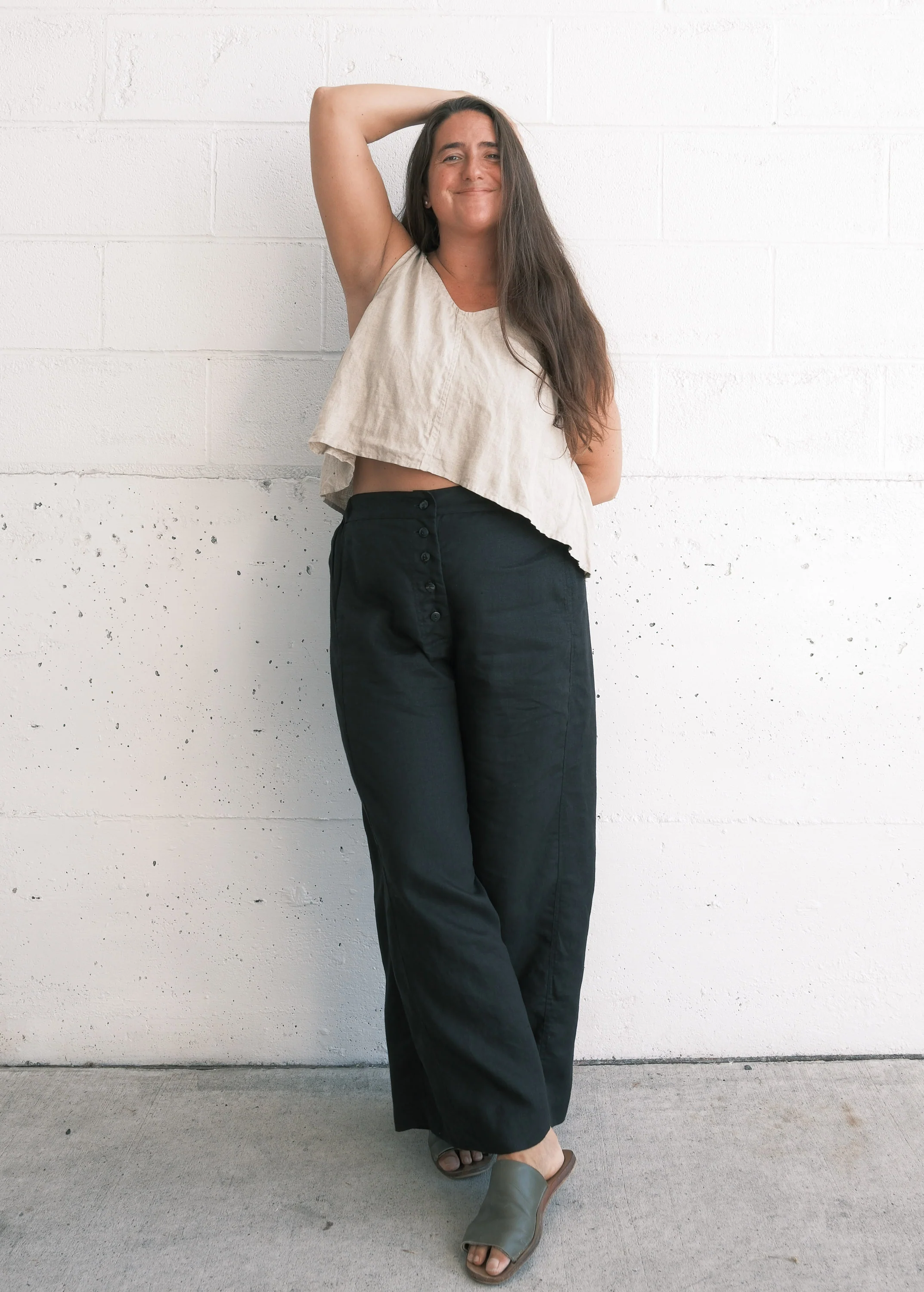 Juniper Pant - Linen - Black - Image 8
