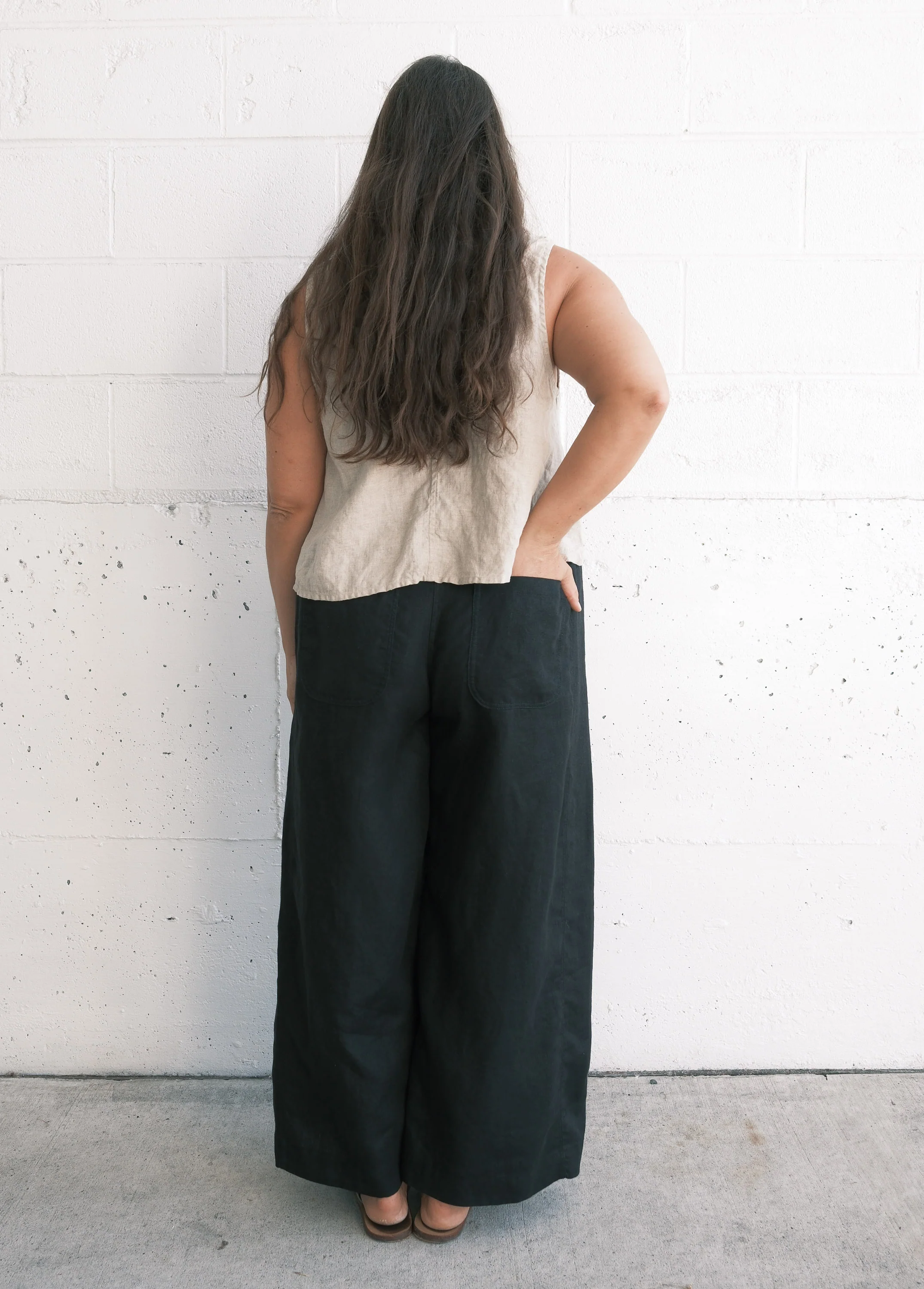 Juniper Pant - Linen - Black - Image 9