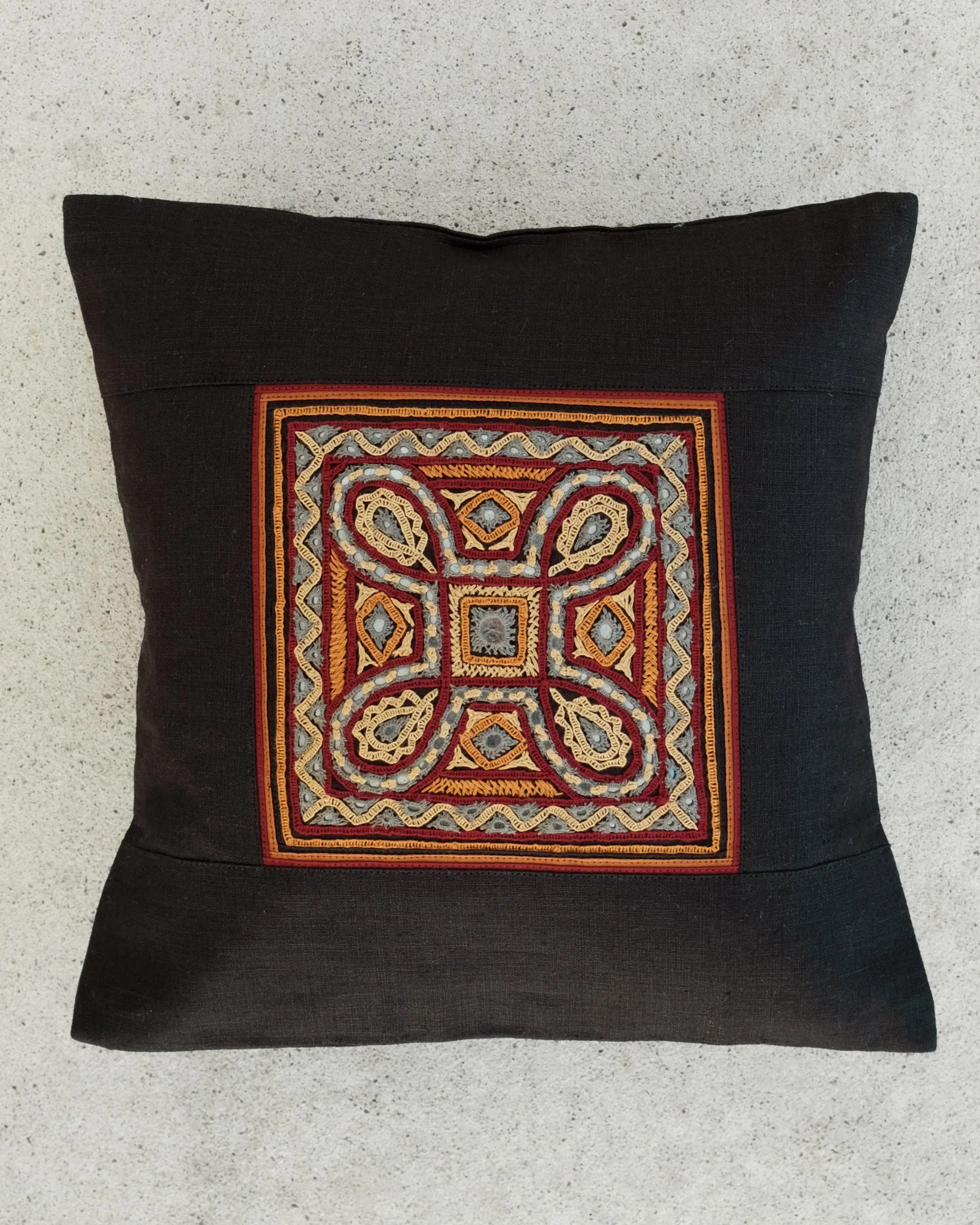 Kachchh Embroidery - 12" Cushion Cover - Ahir - Ancient Threads