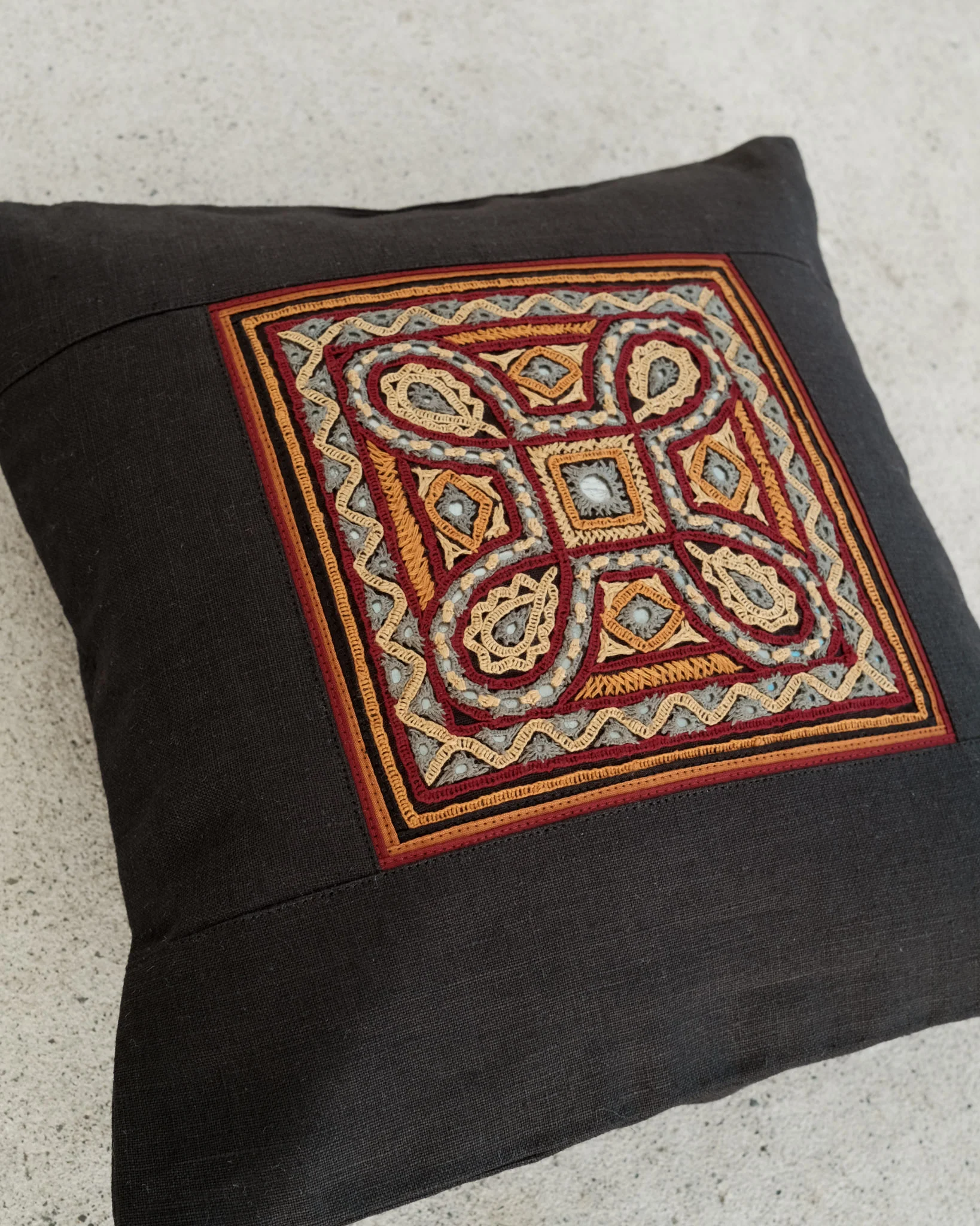 Kachchh Embroidery - 12" Cushion Cover - Ahir - Ancient Threads - Image 4