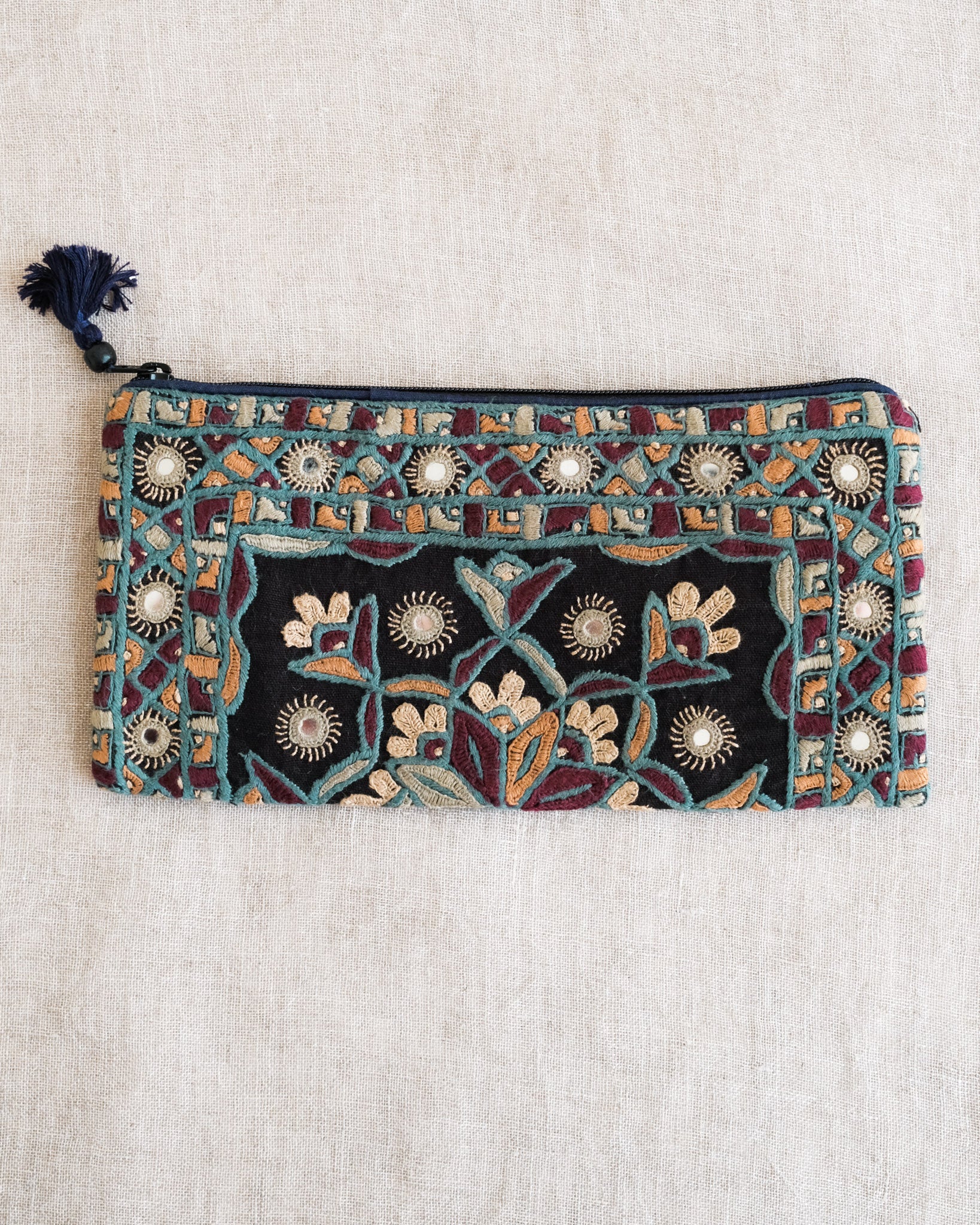Kachchh Embroidery - Clutch - Node - Winter Moon - Image 4